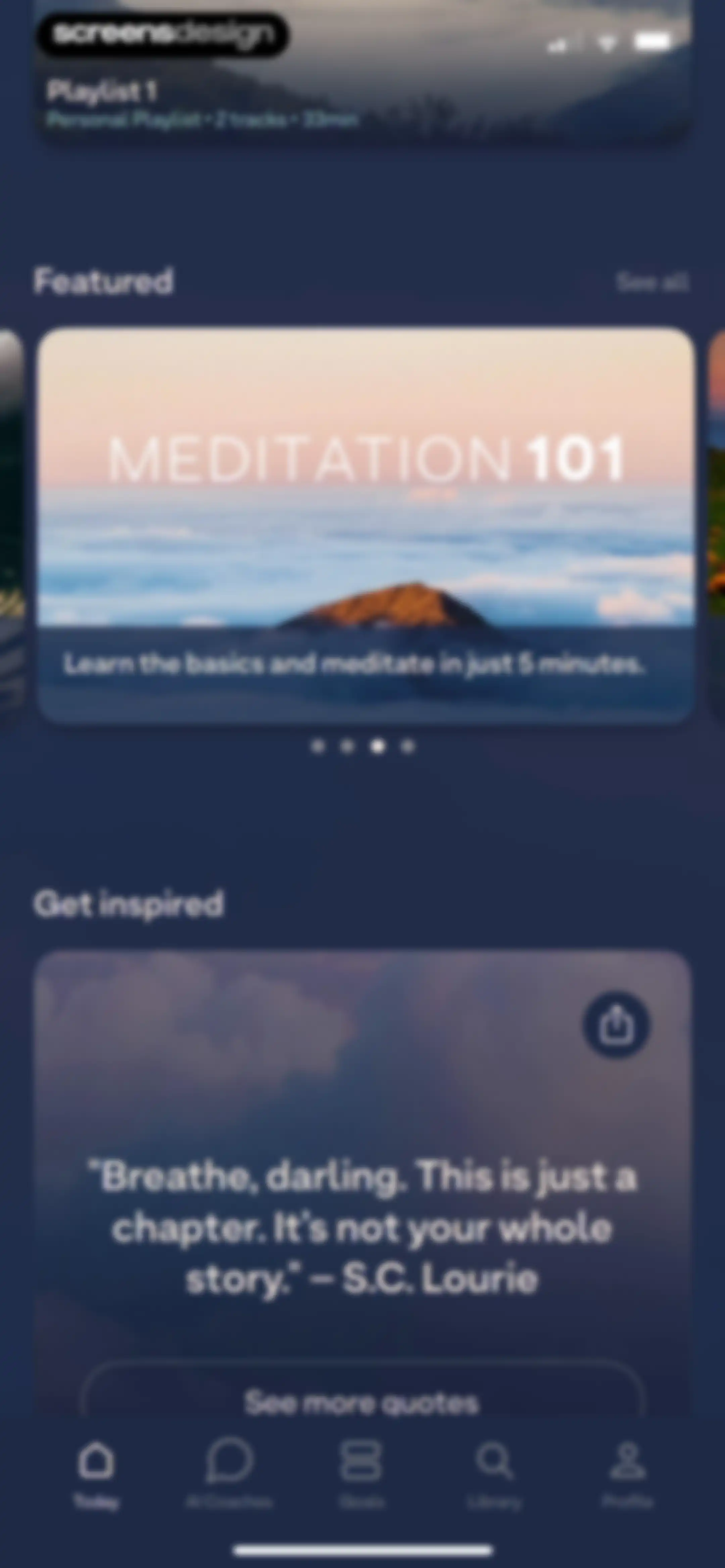 Breethe: Sleep & Meditation screen 101