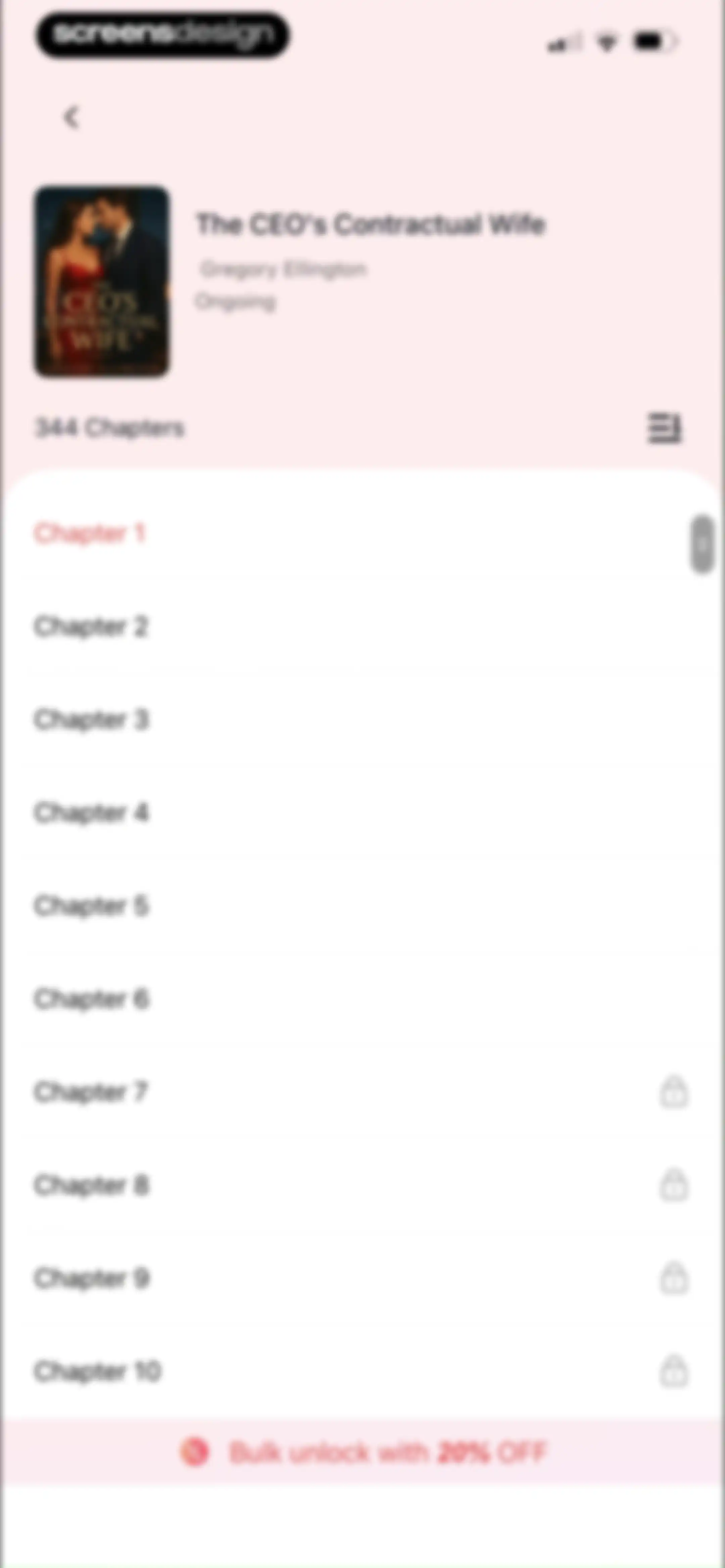Literie screen 13