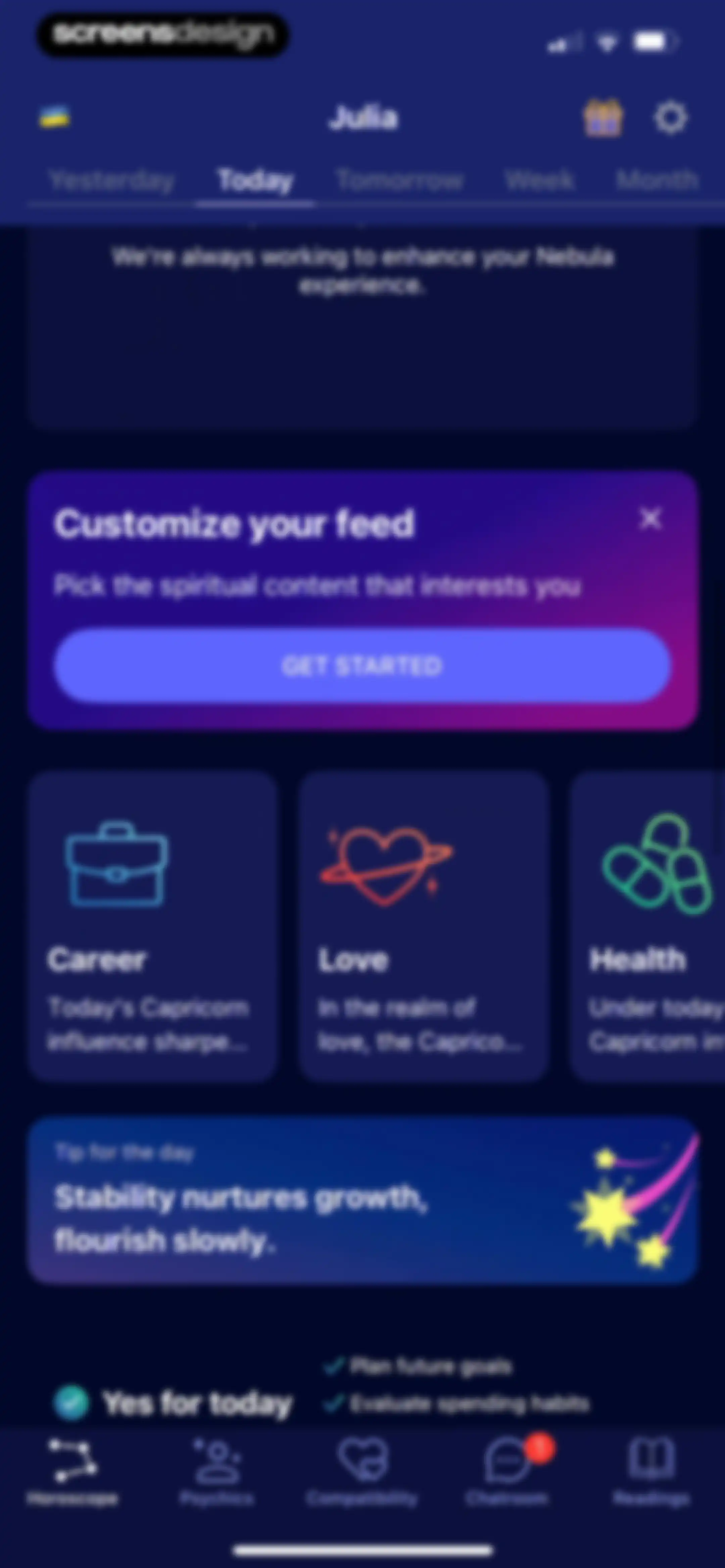 Nebula: Spiritual Guidance screen 93