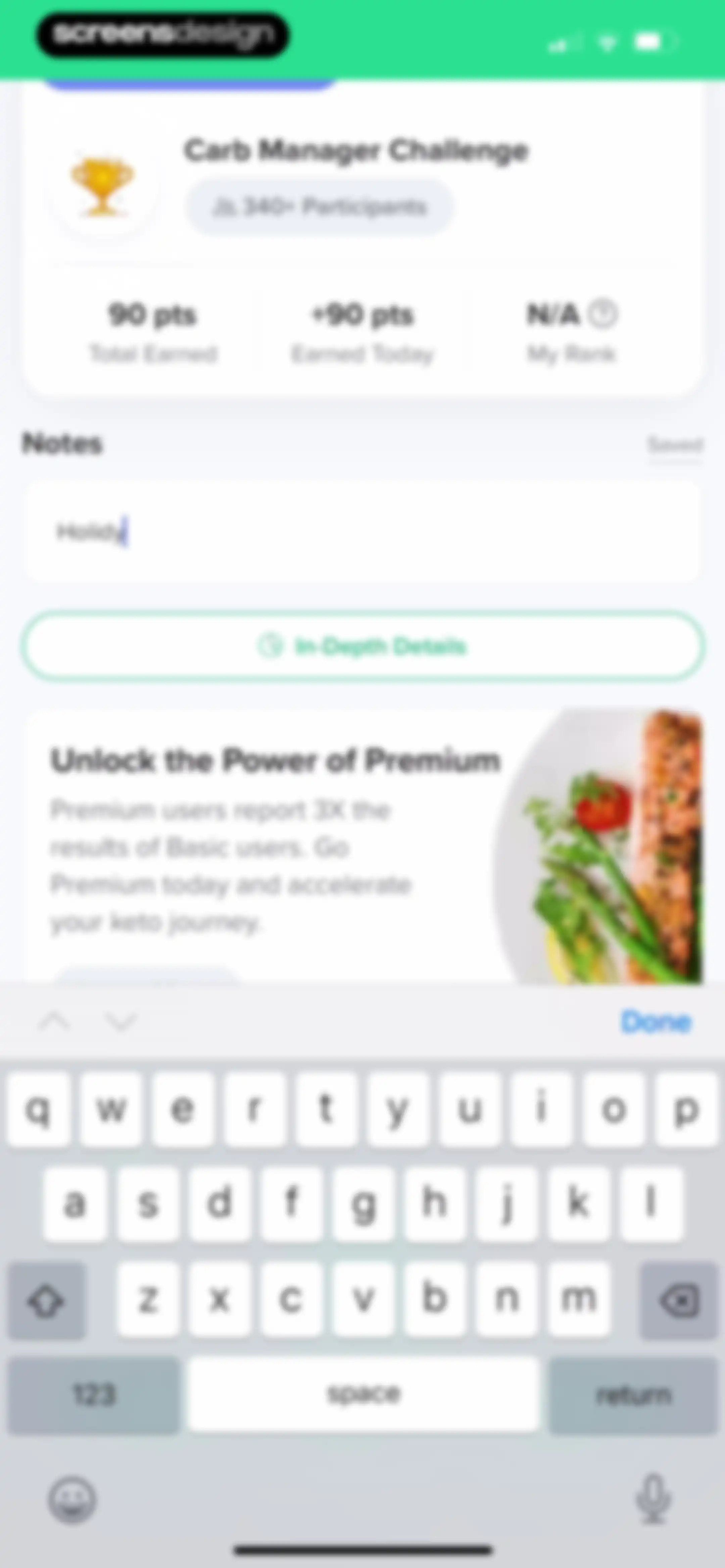 Carb Manager: Keto & Macro Log screen 195