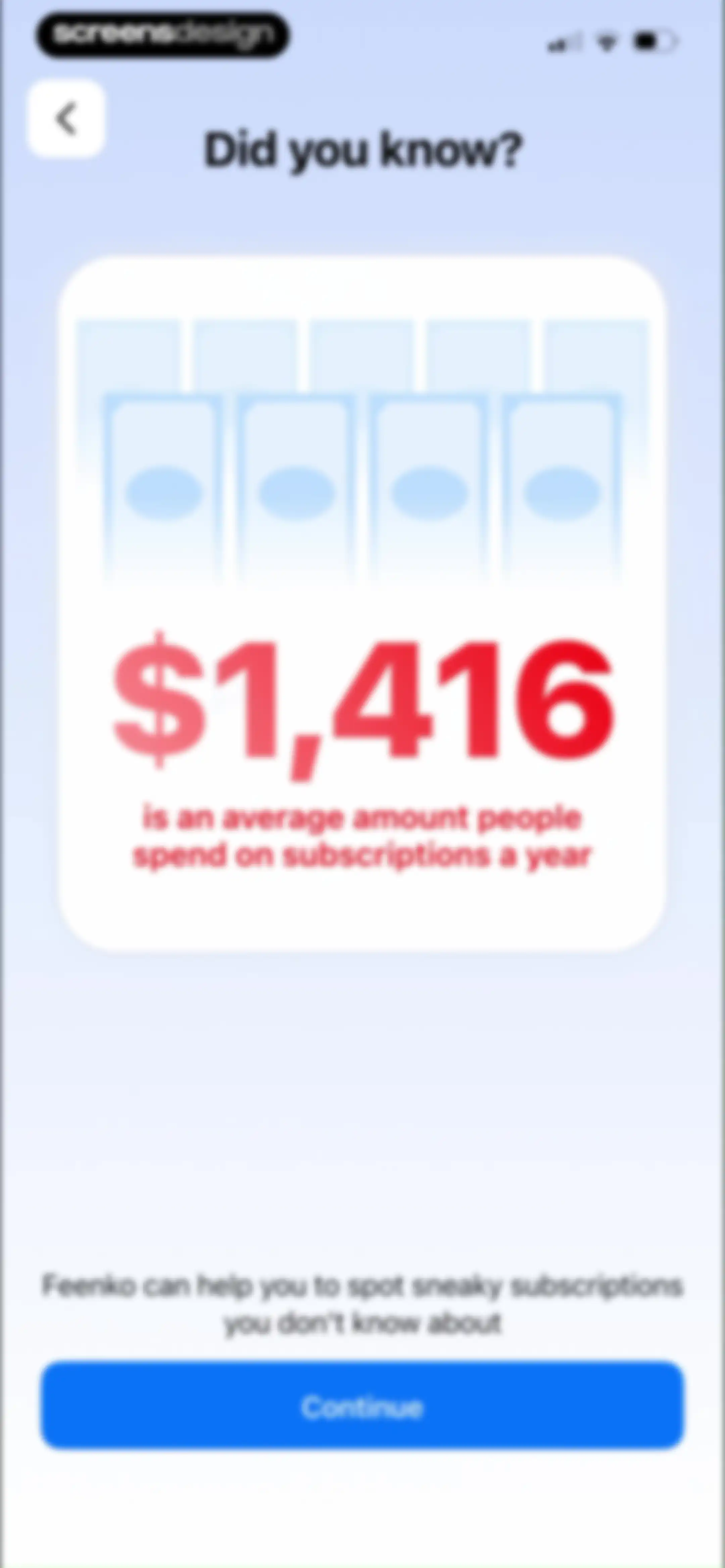 Feenko: Cancel Subscription screen 12