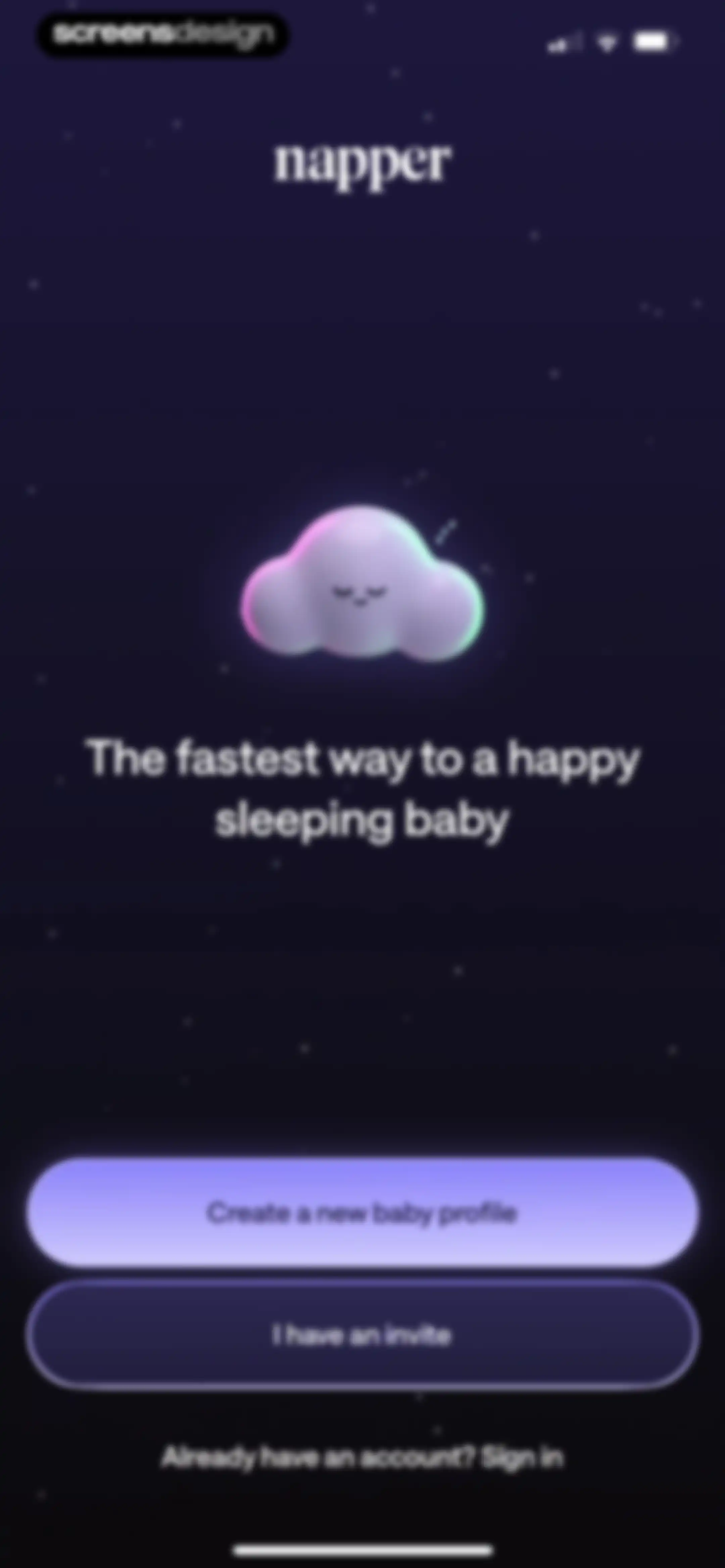 Napper: Baby Sleep Tracker screen 1