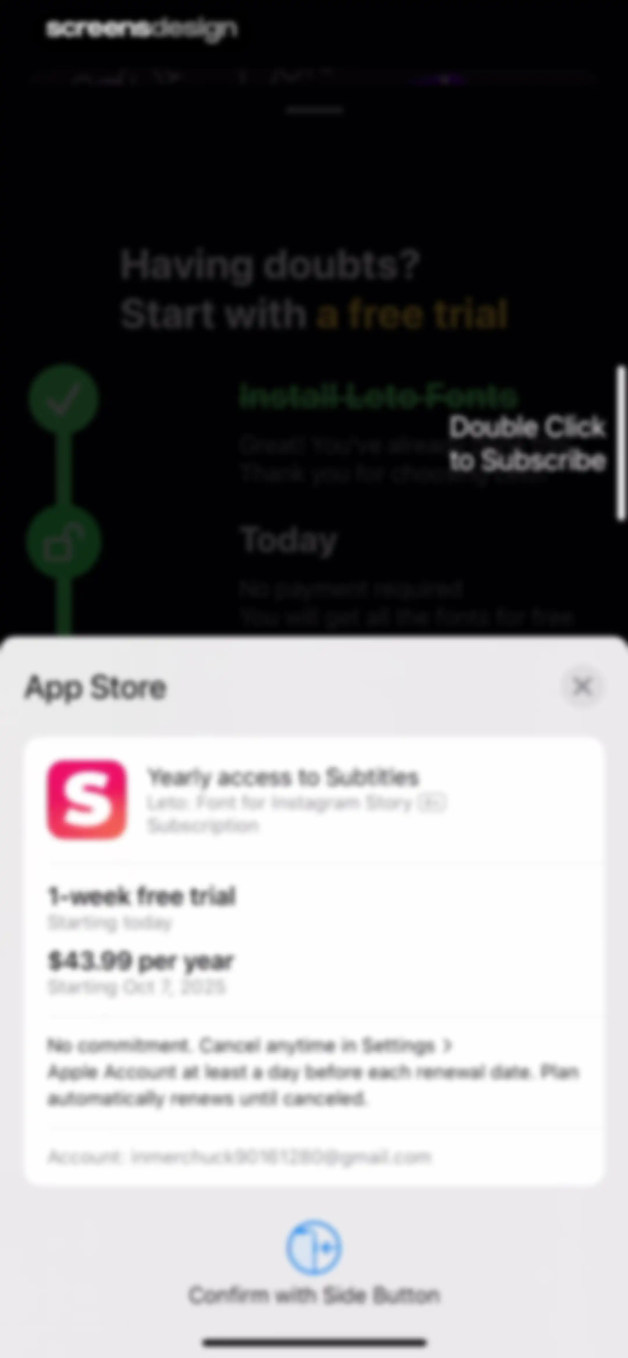 Leto: Font for Instagram Story screen 13