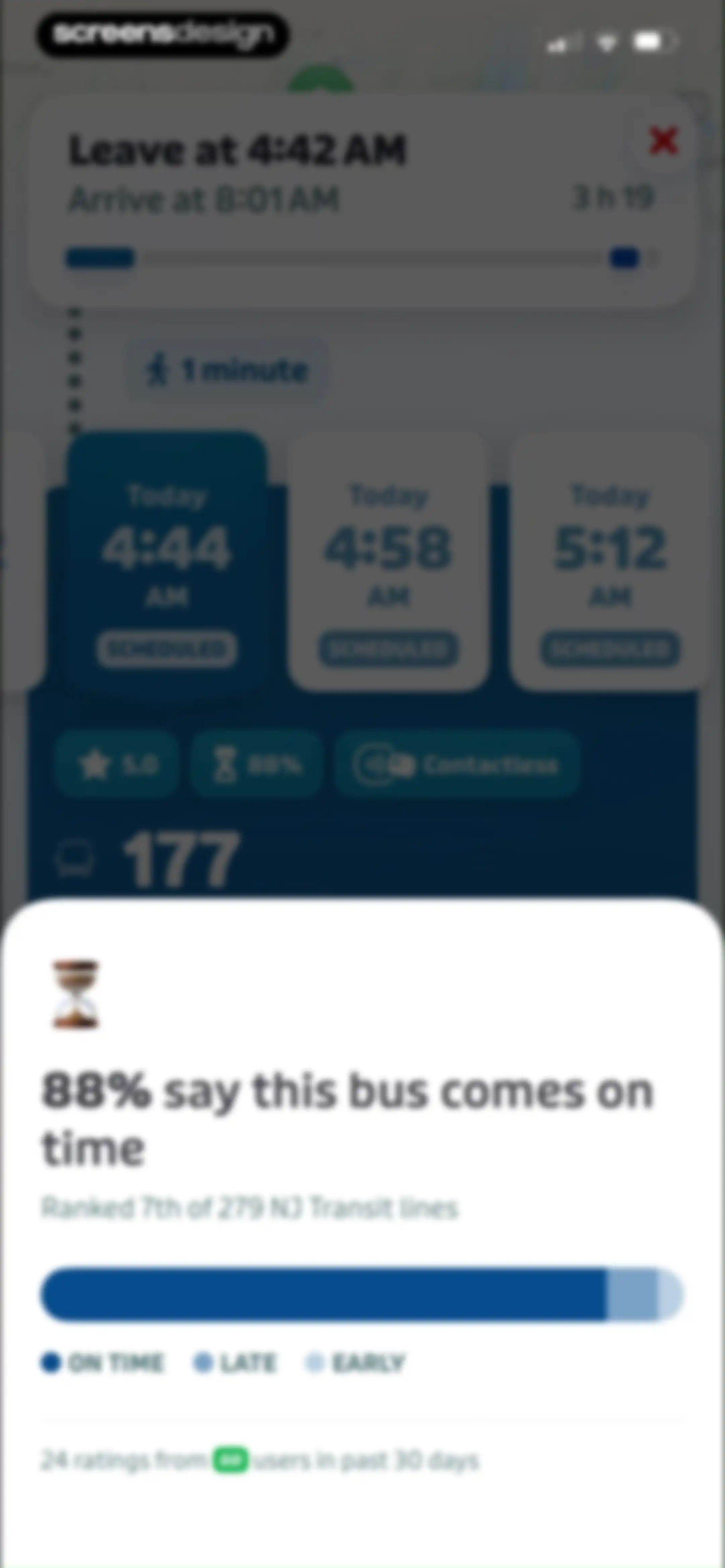 Transit • Subway & Bus Times screen 21