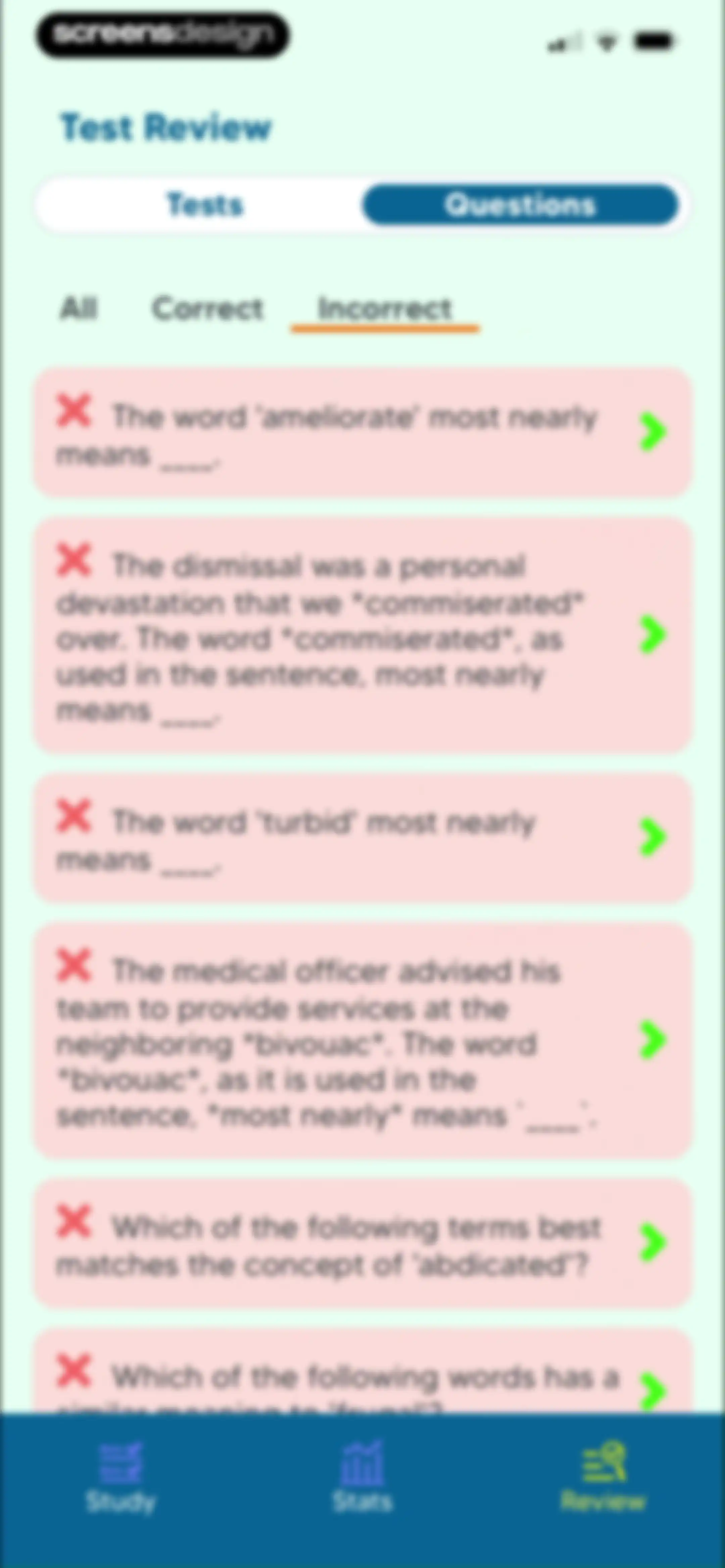ASVAB Practice Test 2026: Prep screen 50