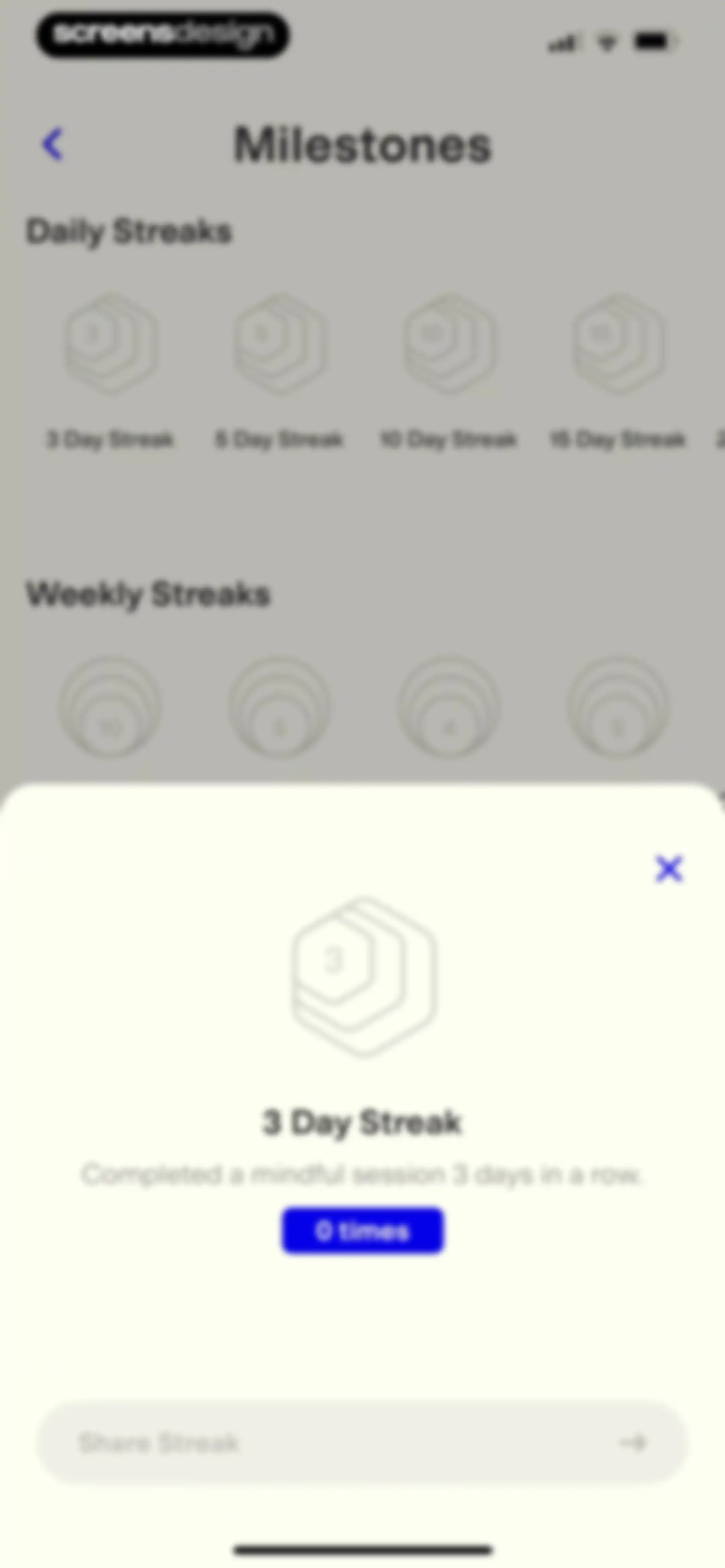 Happier Meditation screen 124