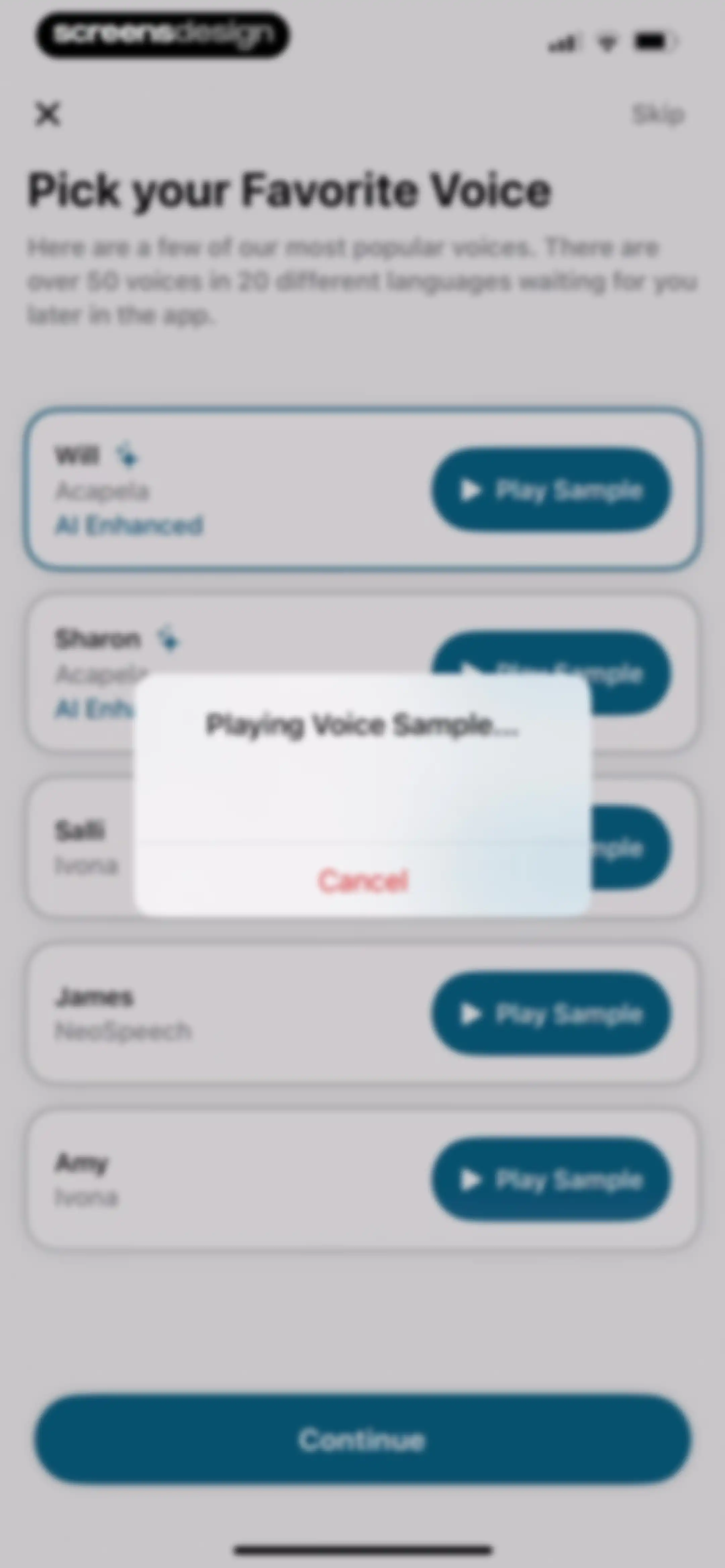 Voice Dream - Natural Reader screen 12