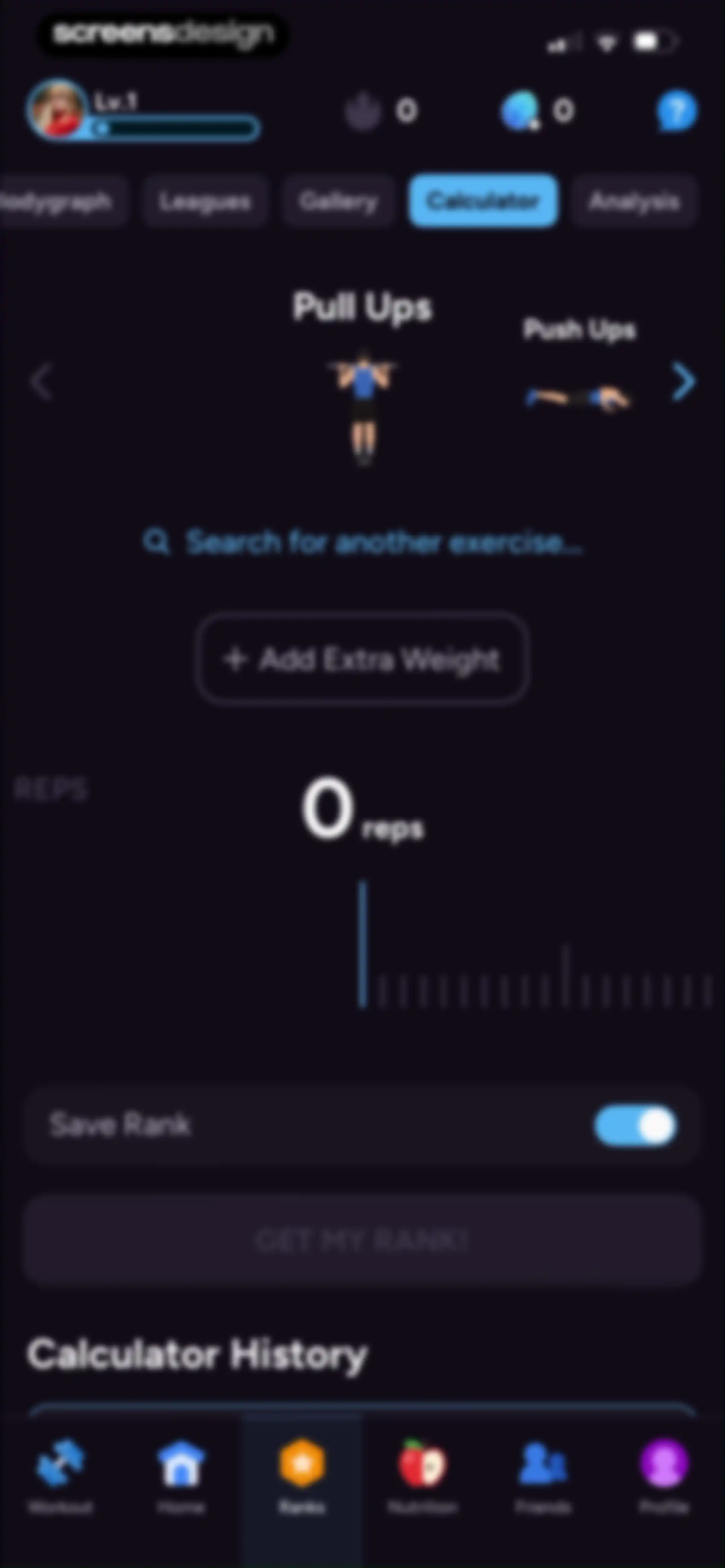 Liftoff - Ranked Gym Workouts screen 239