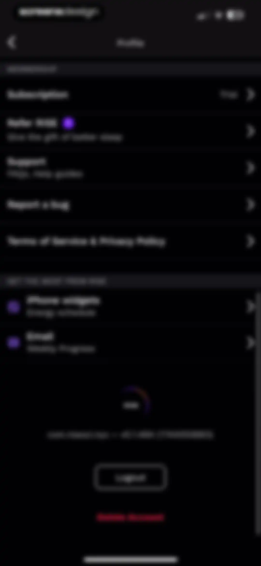 RISE: Sleep Tracker screen 163