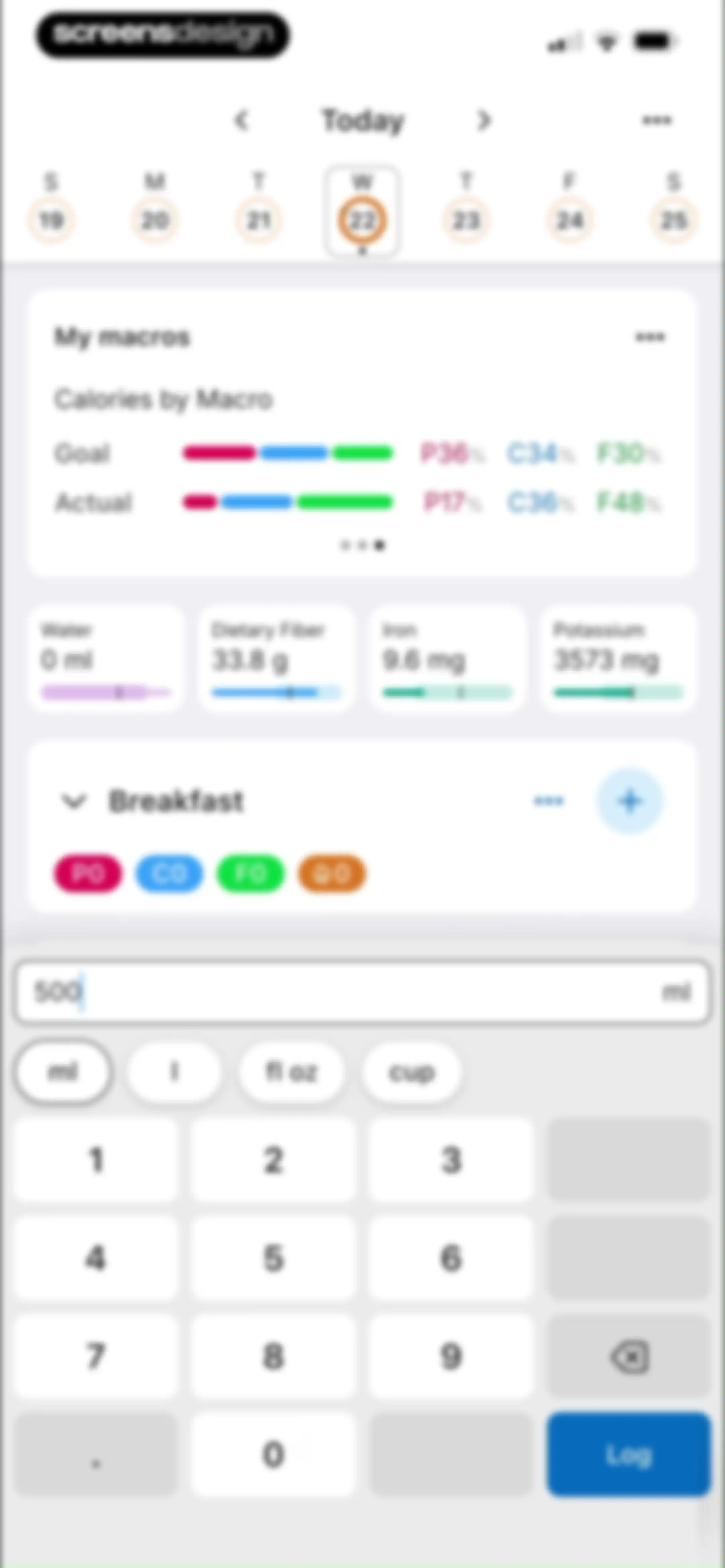 MacrosFirst - Macro Tracker screen 94