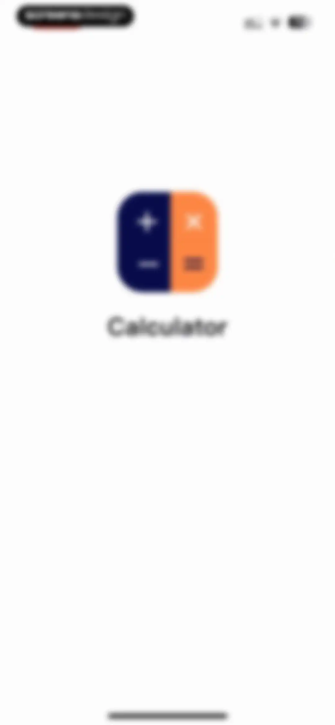 Calculator:Math Solver screen 1