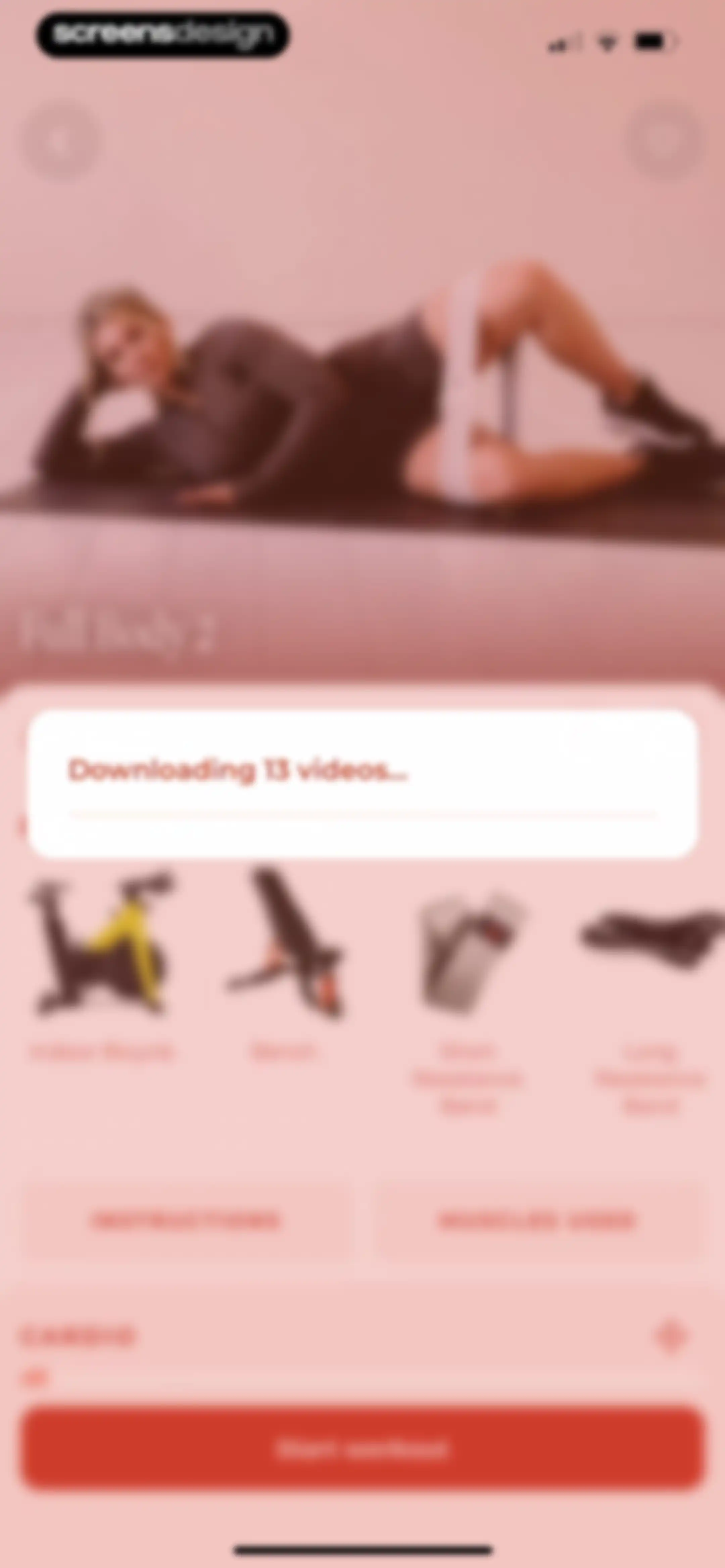 WeGLOW: Home Workout for Women screen 69