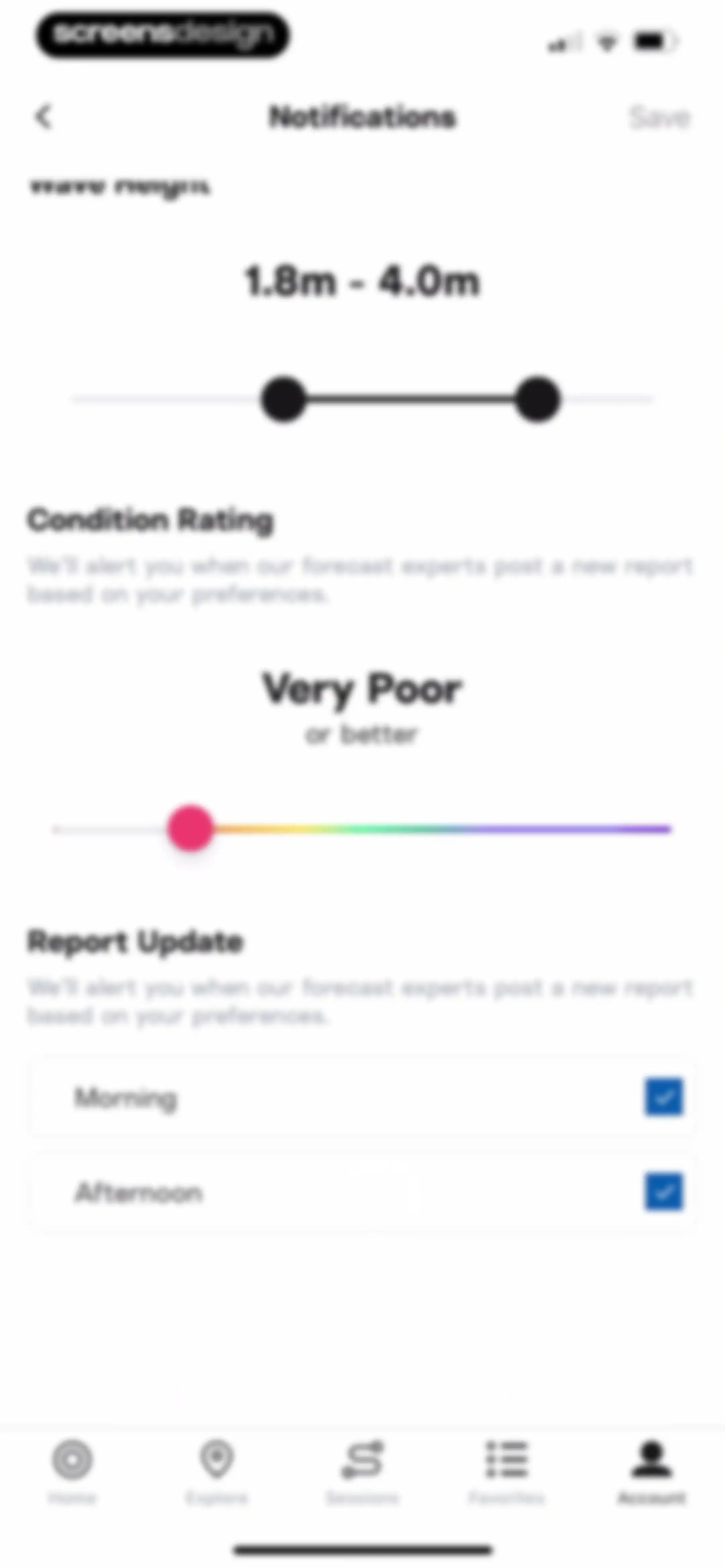 Surfline: Wave & Surf Reports screen 100