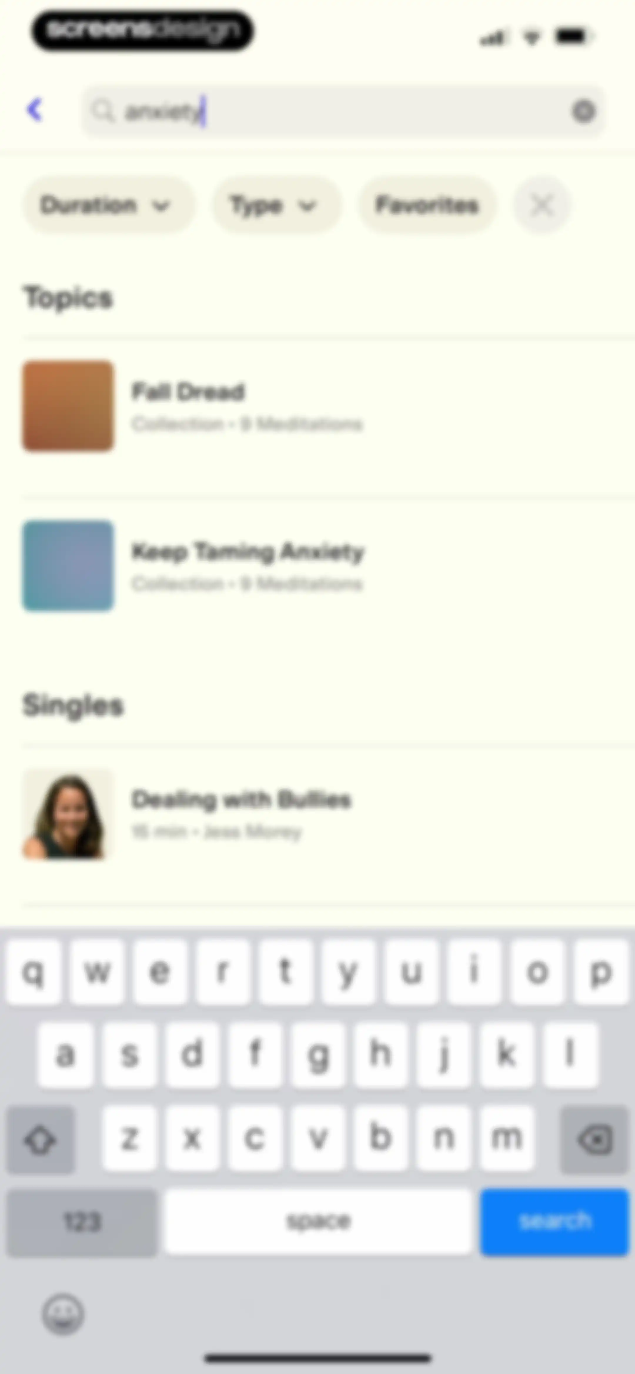 Happier Meditation screen 103