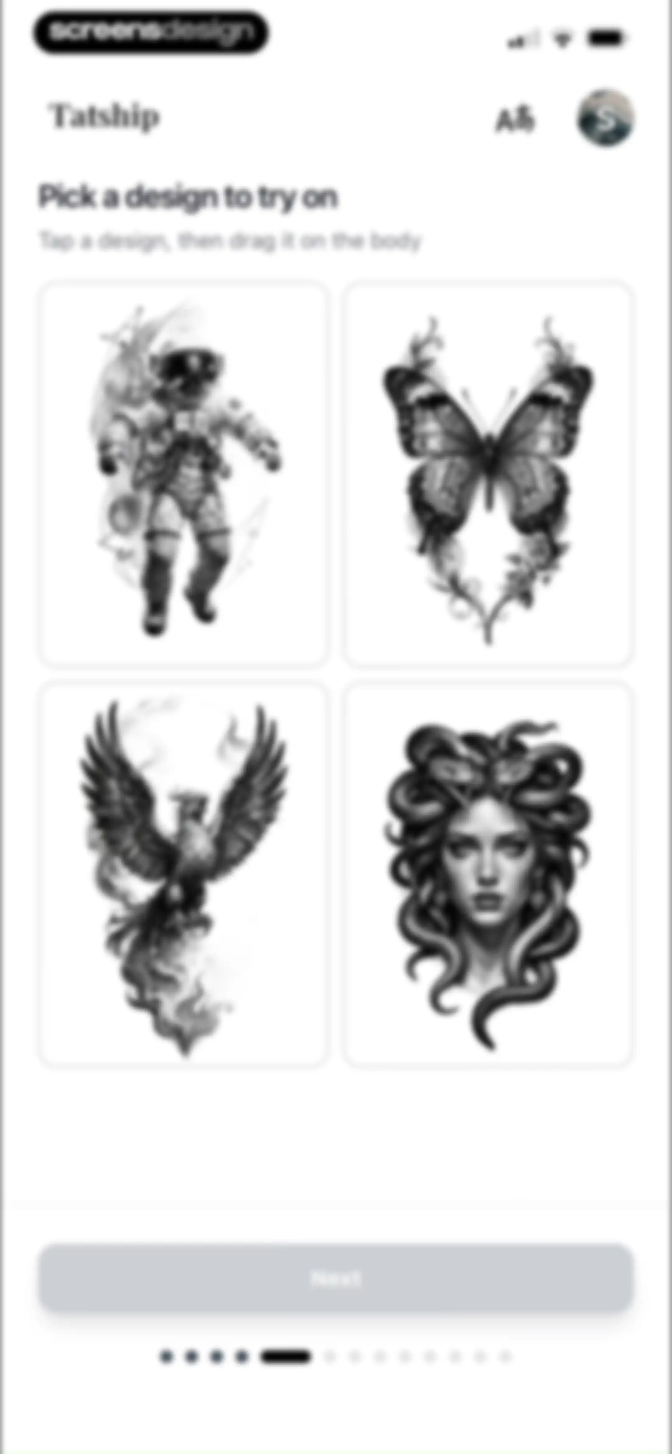 Tatship: Tattoo Design Try On screen 10