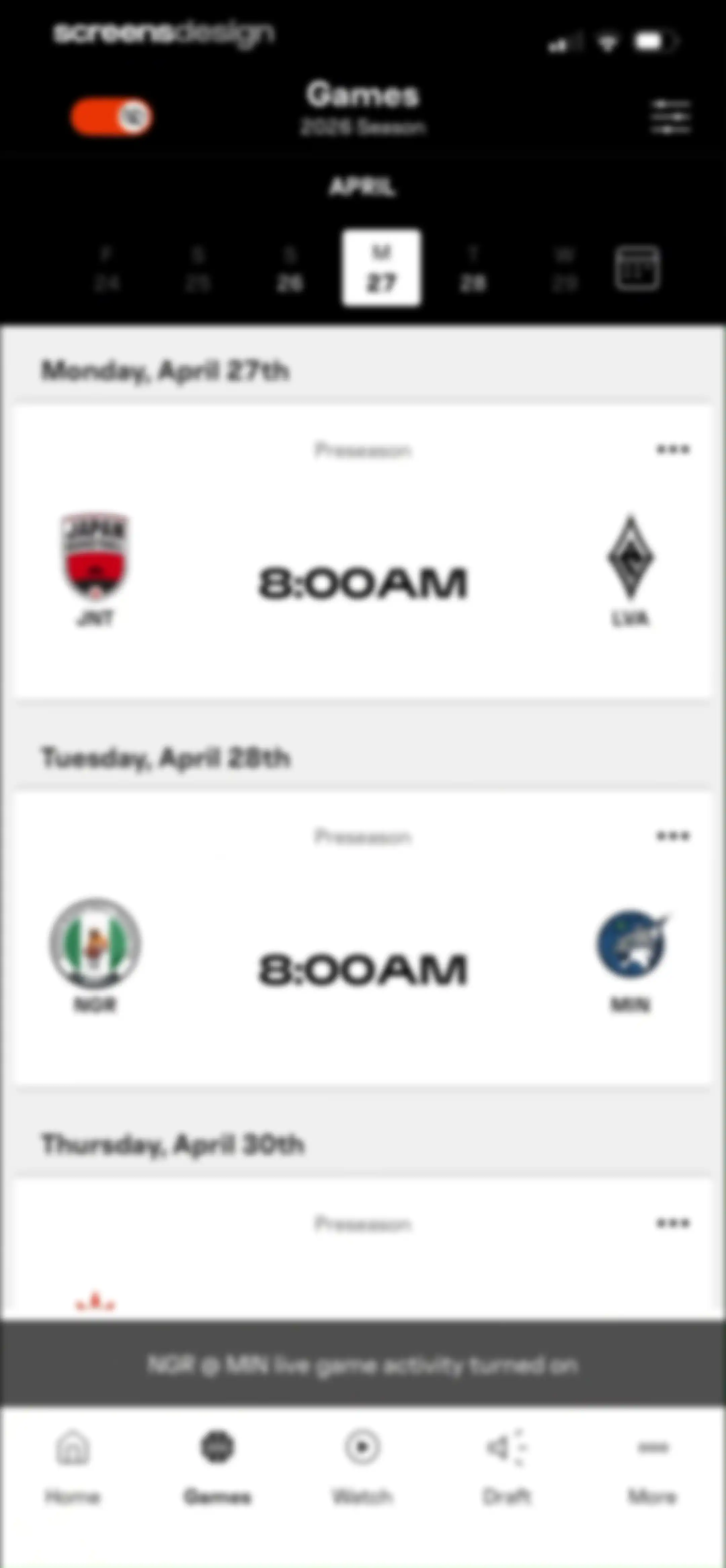 WNBA: Live Games & Scores screen 61