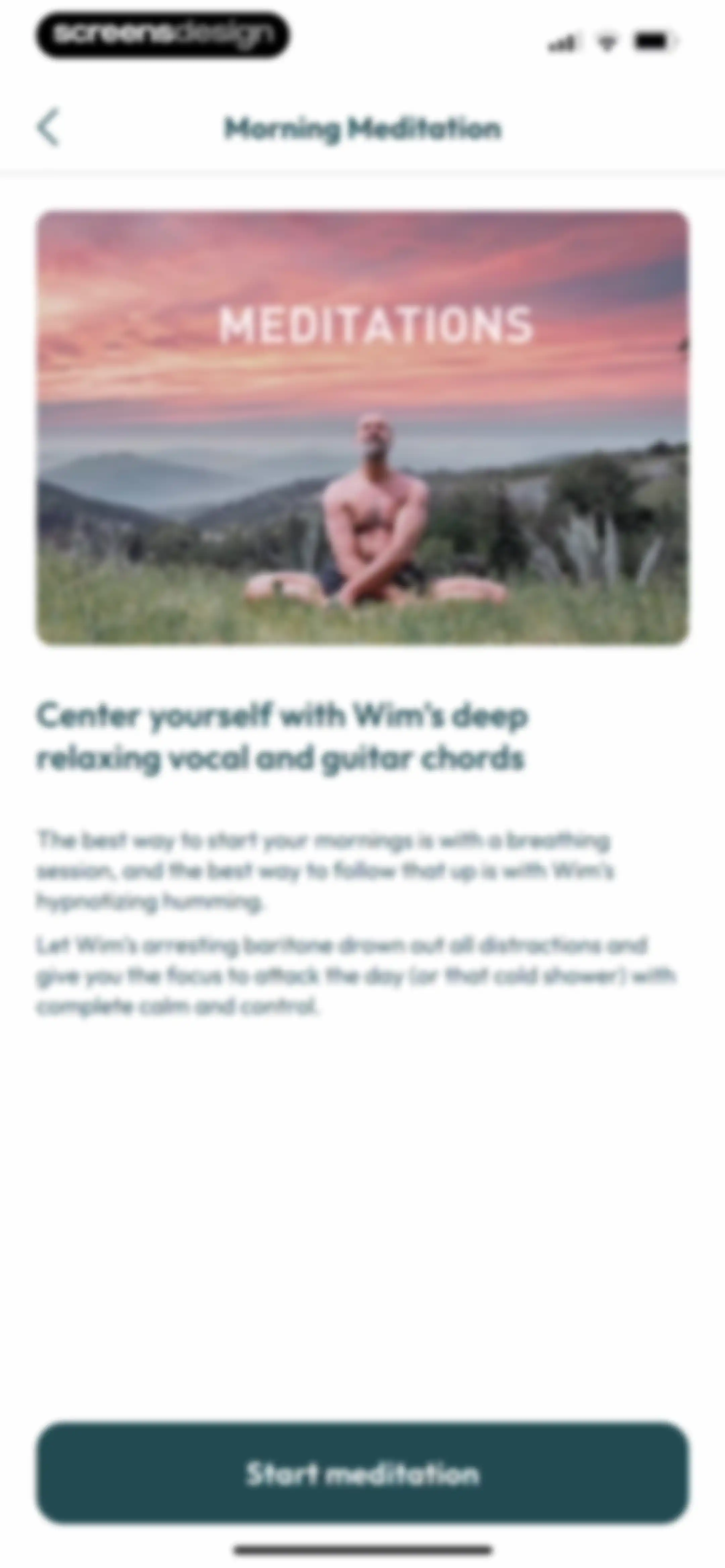 Wim Hof Method: Breathwork screen 96