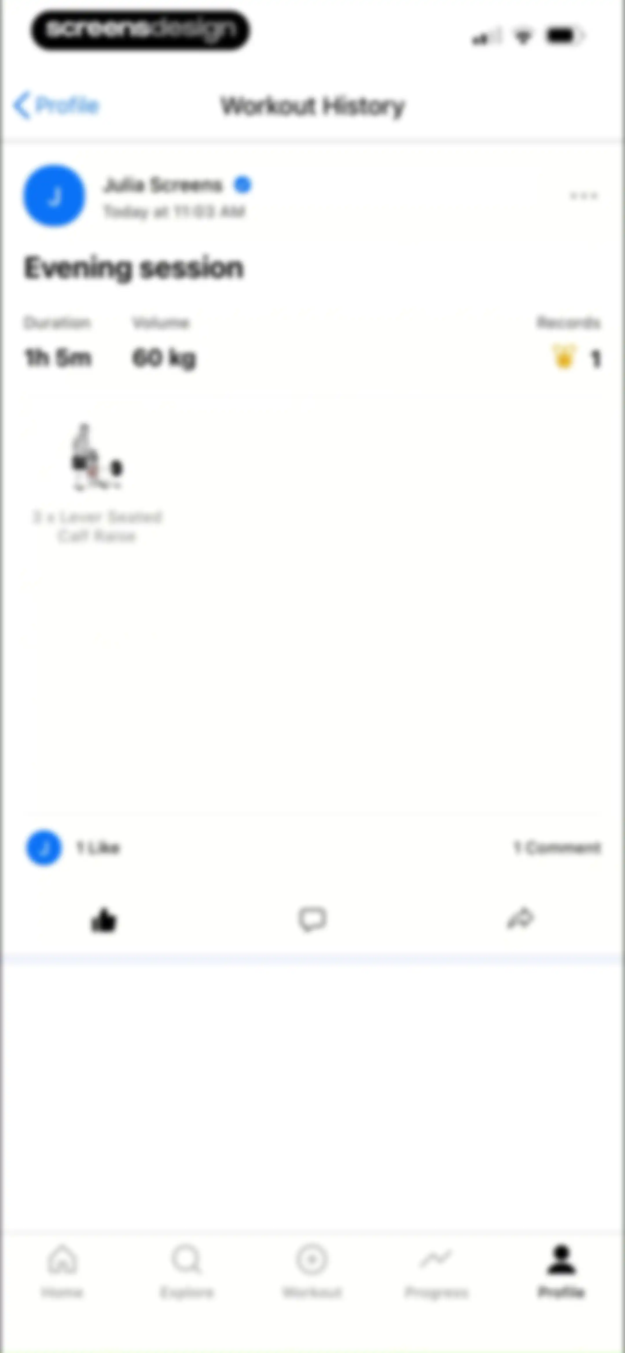 Lyfta: Gym Workout Tracker Log screen 226