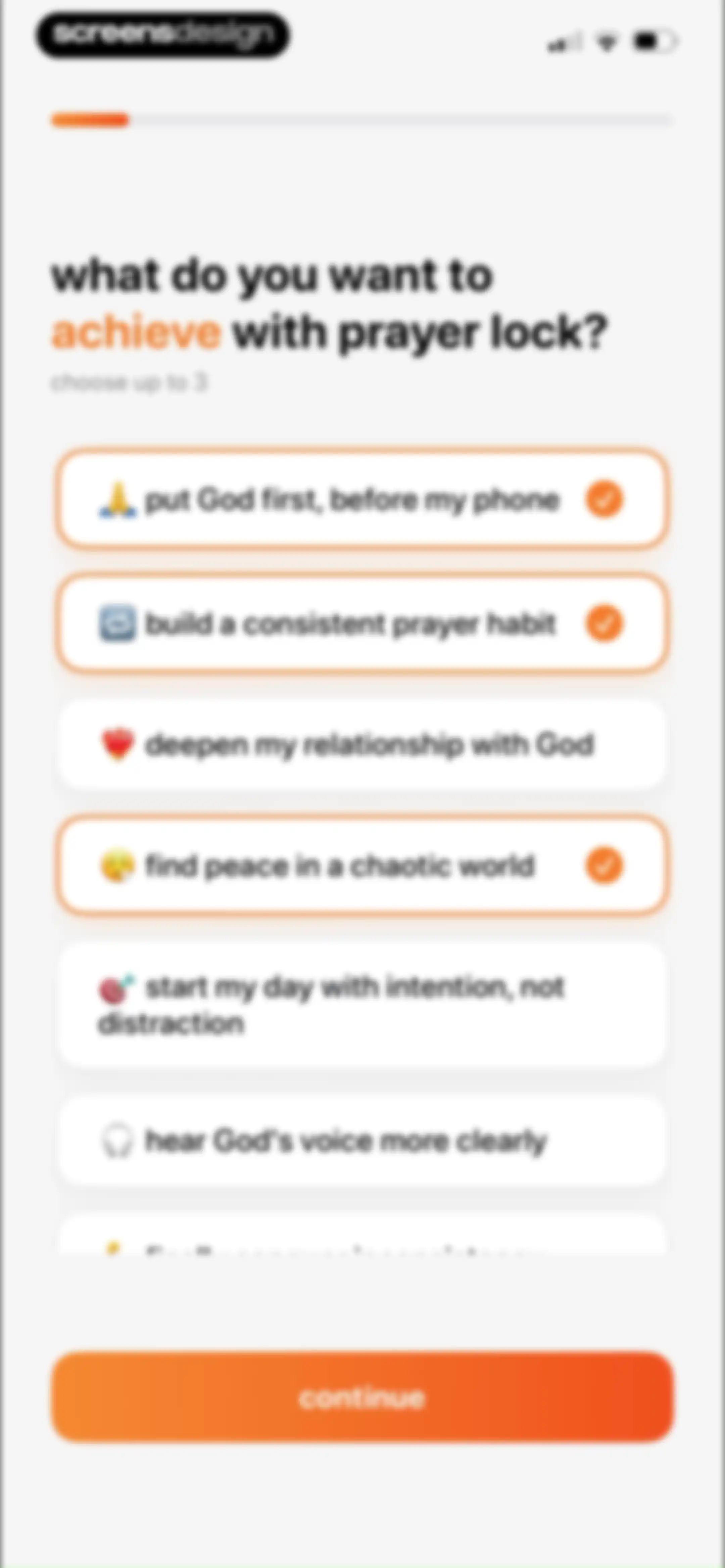 prayer lock: christian focus screen 12