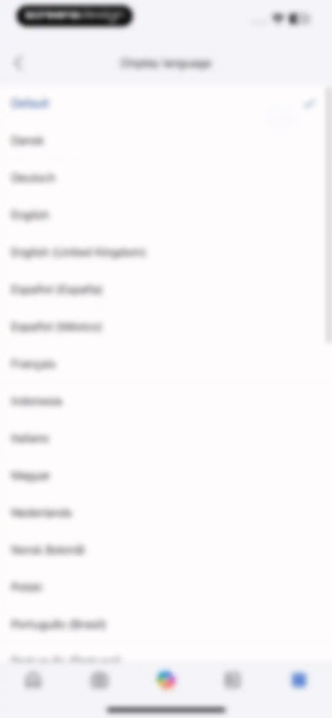 Microsoft Bing Search screen 198