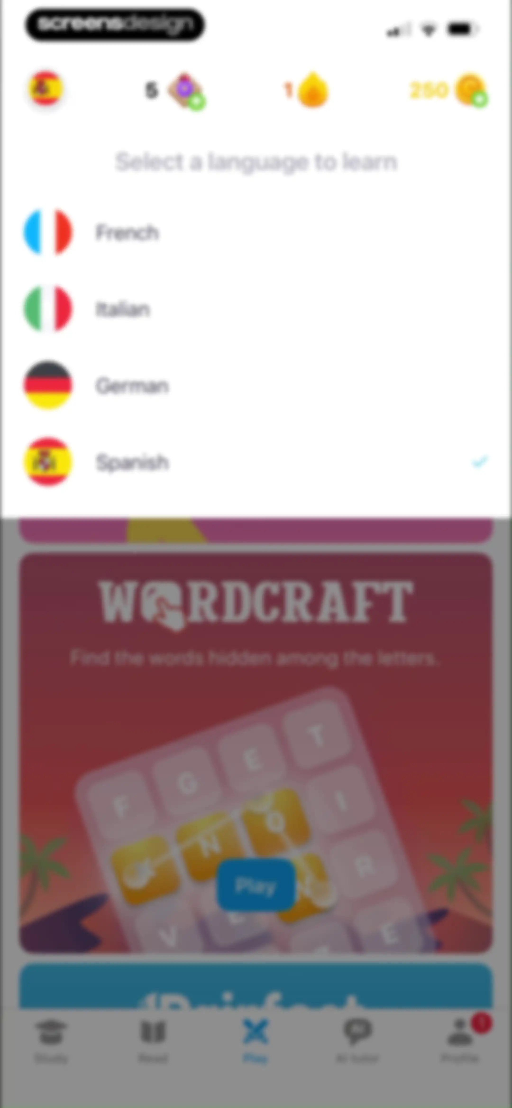 EWA: Learn Languages screen 159