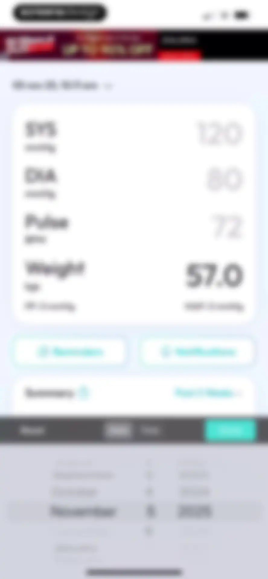 Blood Pressure Tracker SmartBP screen 38
