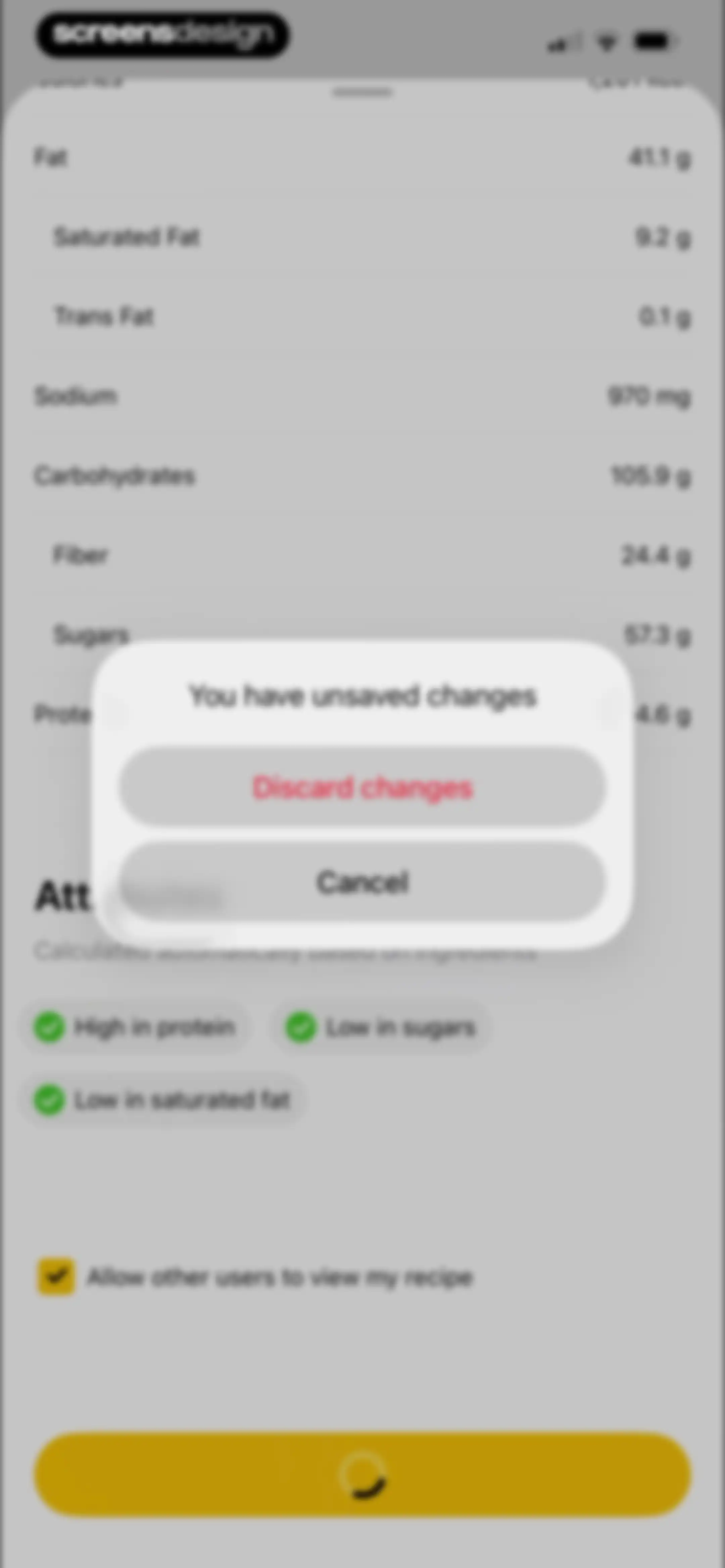 Fitia: Calorie Counter & Diet screen 112