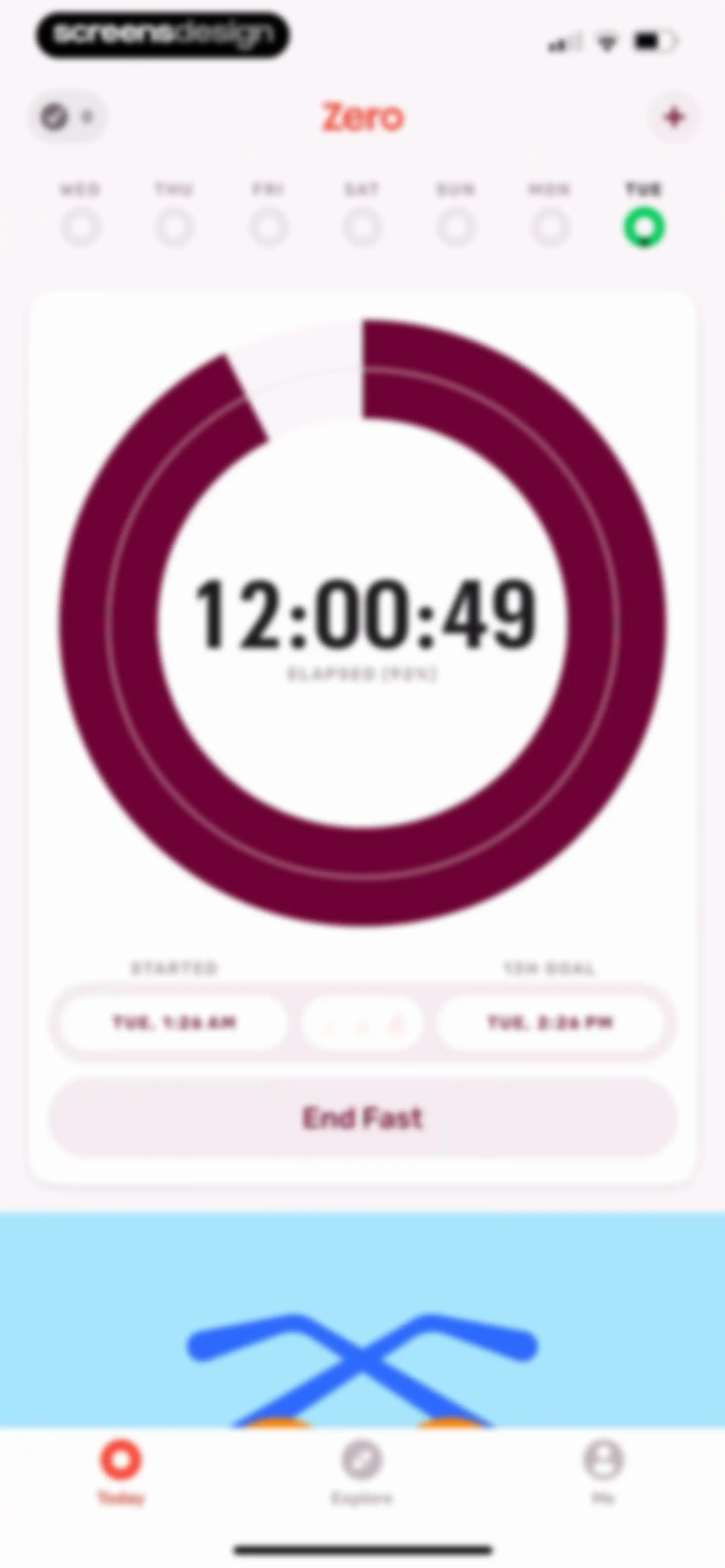 Zero: Fasting & Food Tracker screen 45