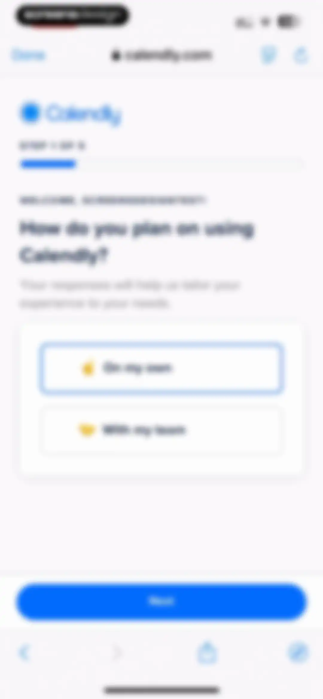 Calendly Mobile screen 10