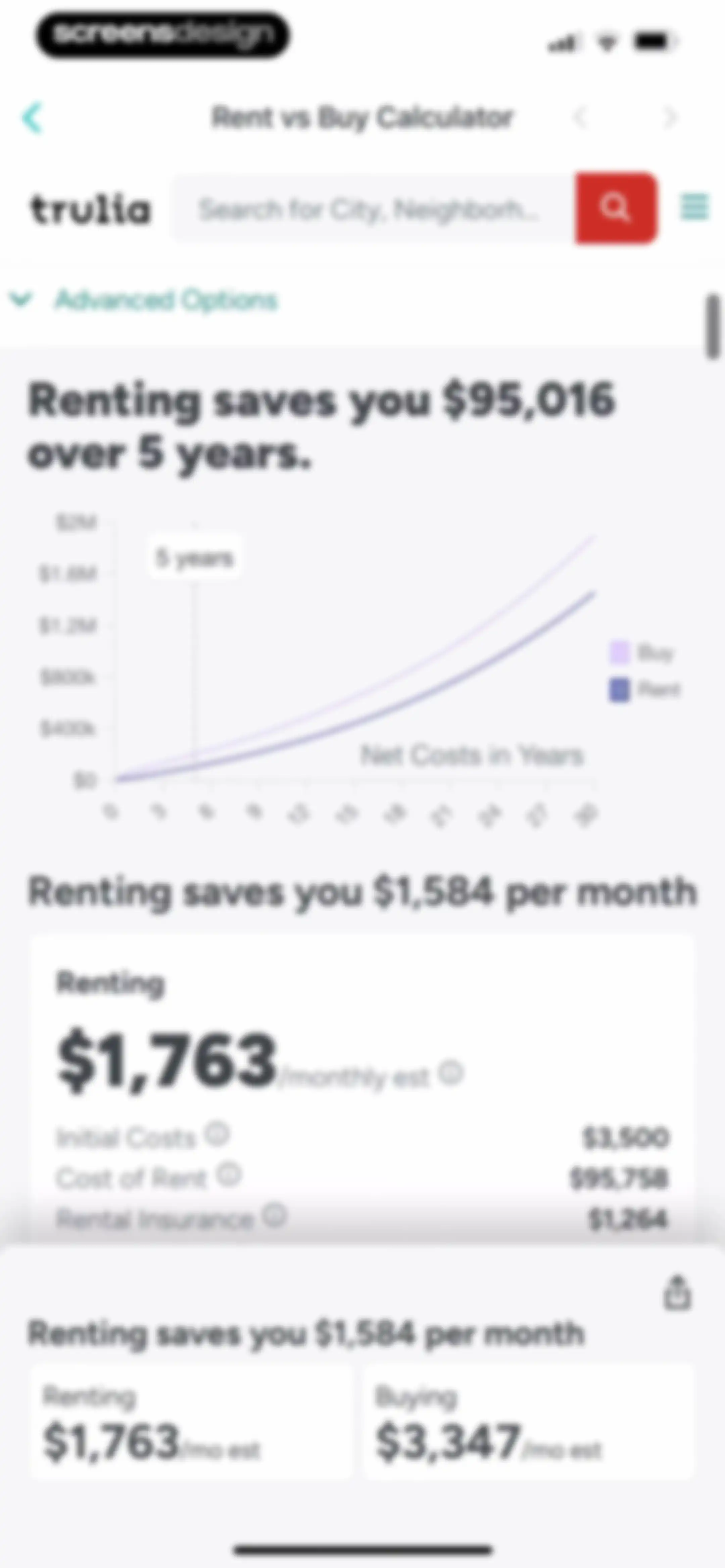 Trulia Real Estate & Rentals screen 114
