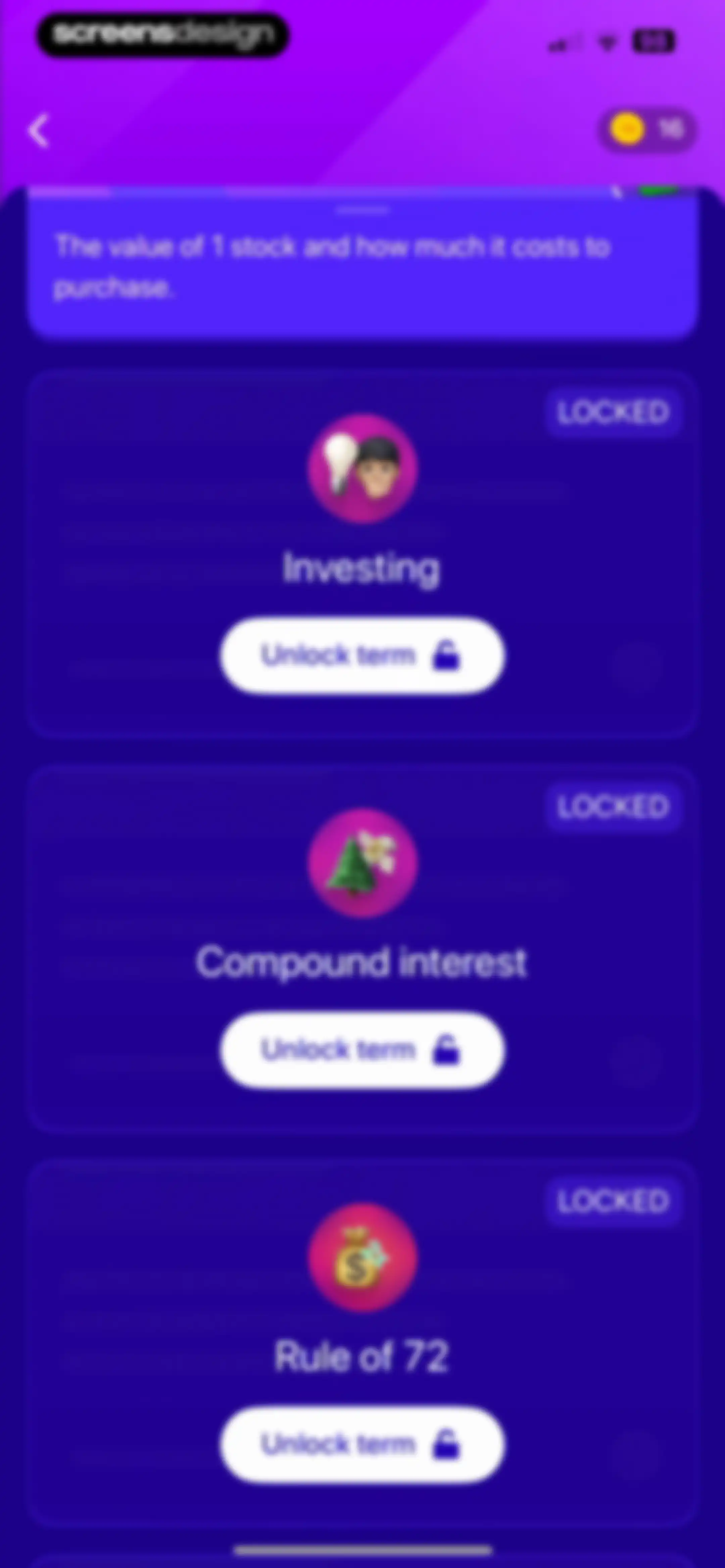 Bloom: Learn to Invest screen 136