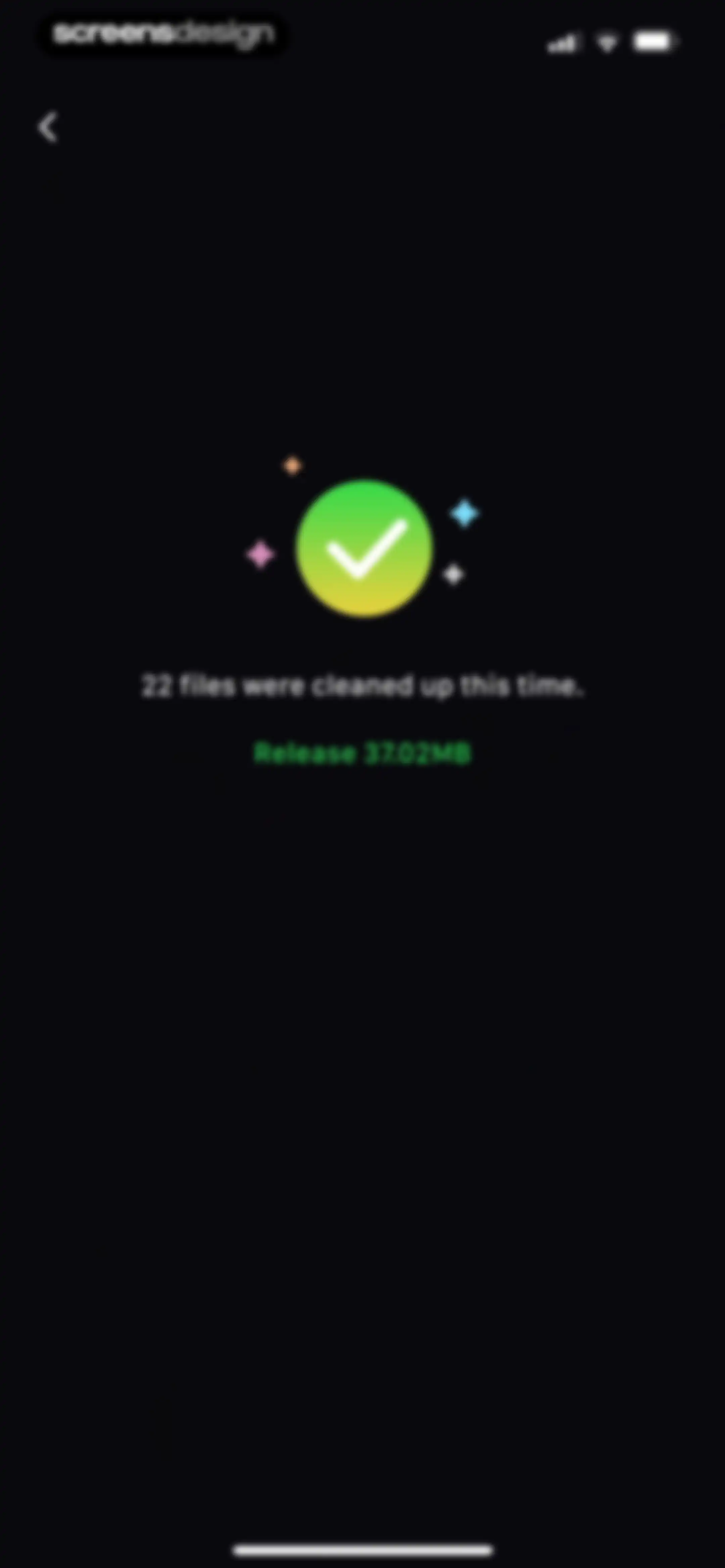 Device Care: Storage & Battery screen 104