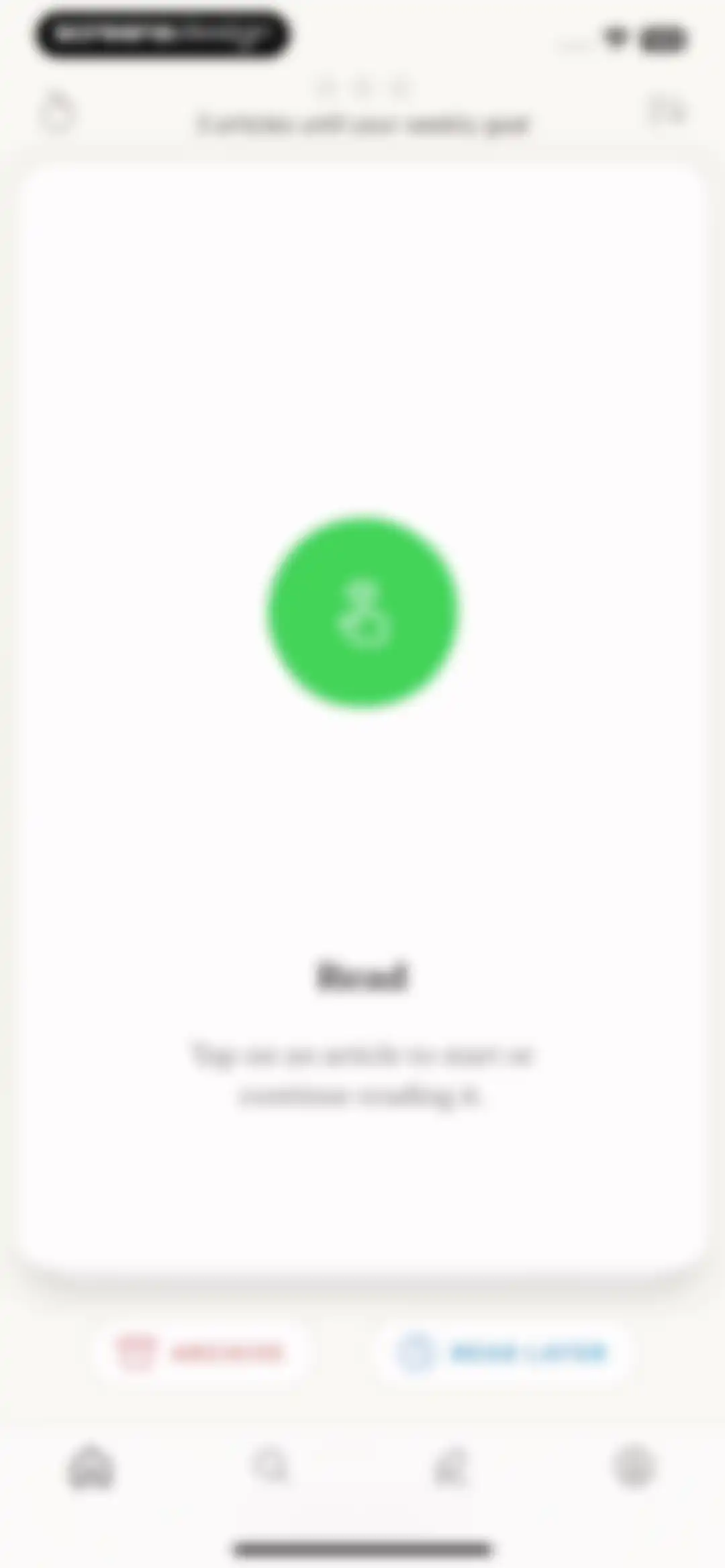 Alfread: grow reading habit screen 12