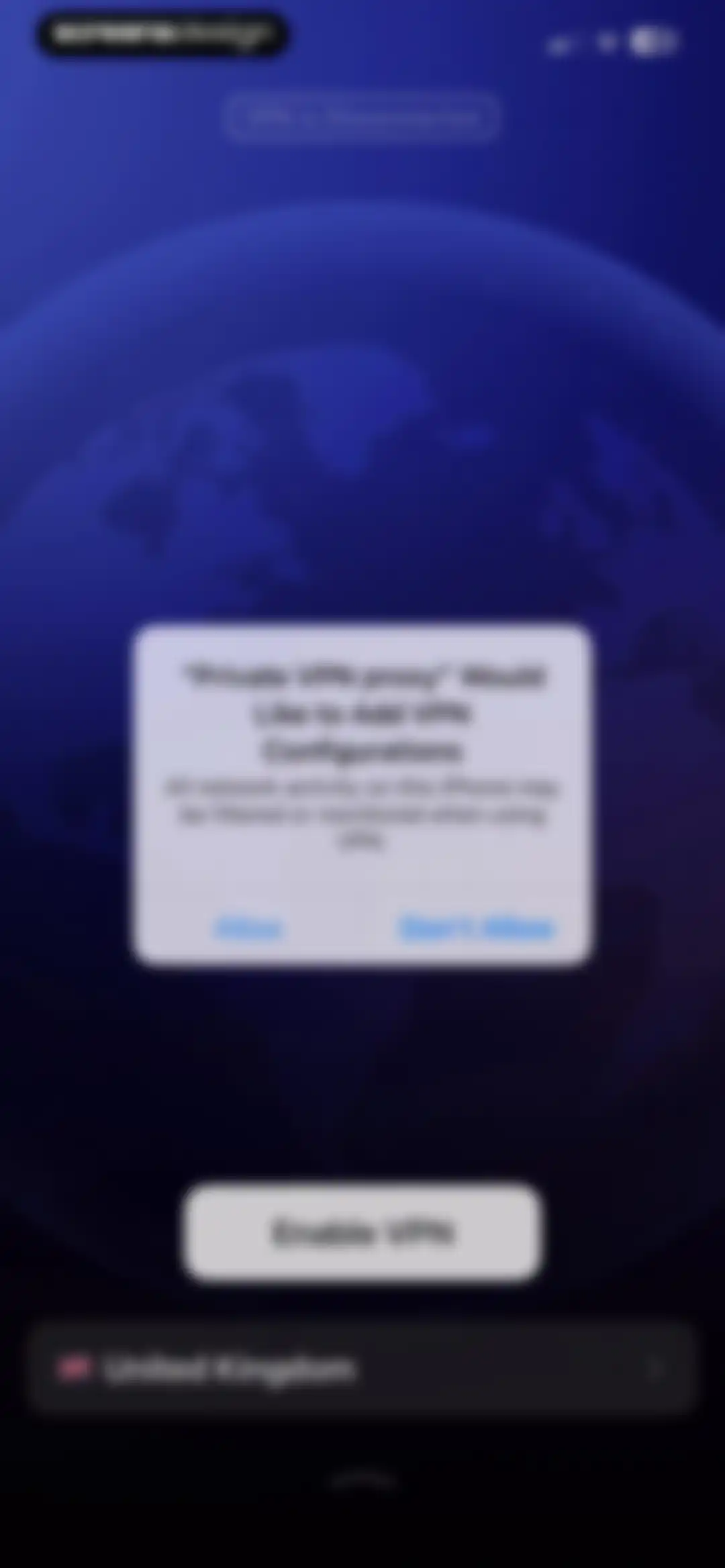 Private VPN Proxy - Easy Start screen 12