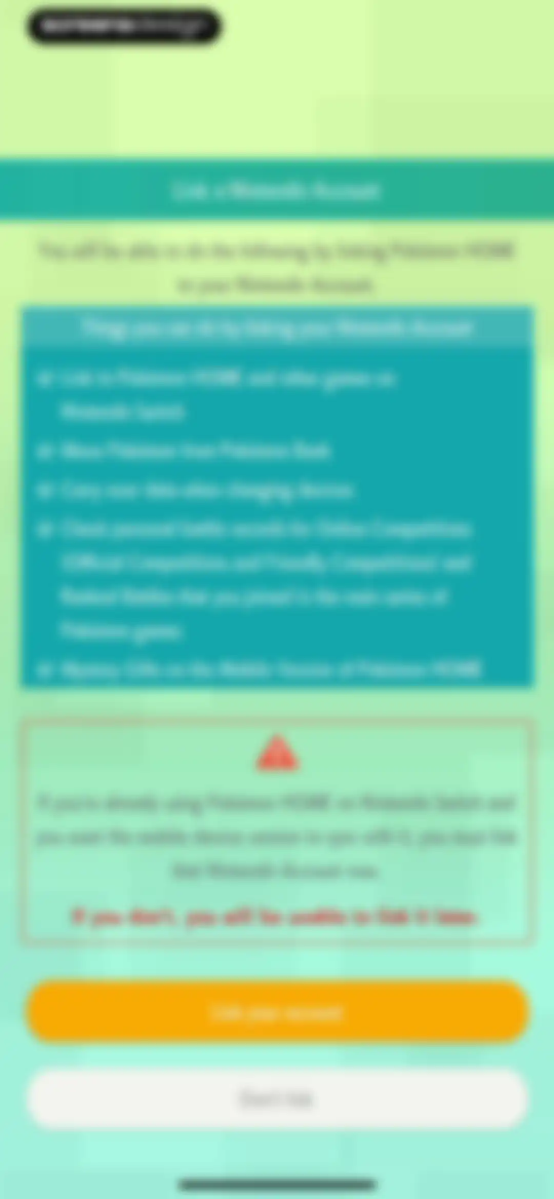 Pokémon HOME screen 11