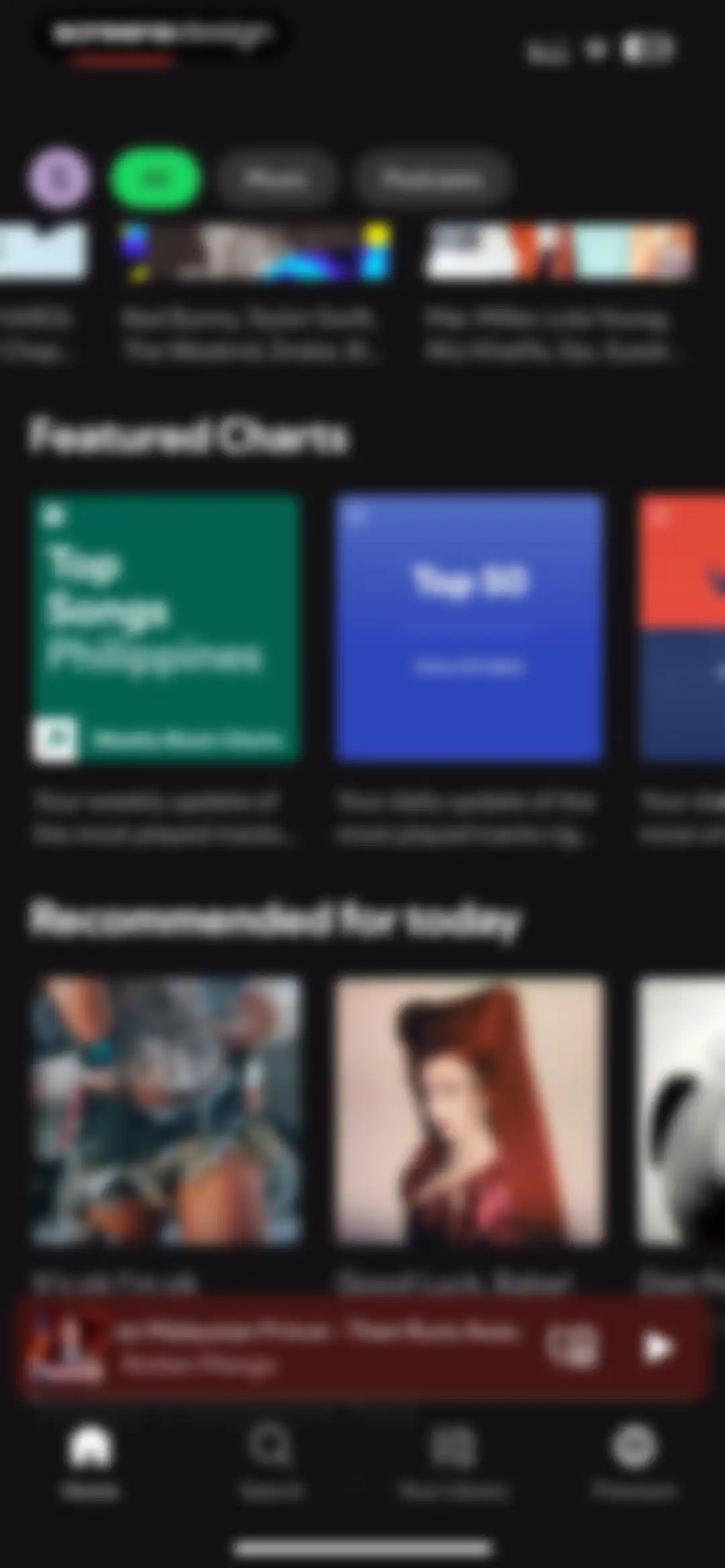 Spotify: Music and Podcasts screen 65