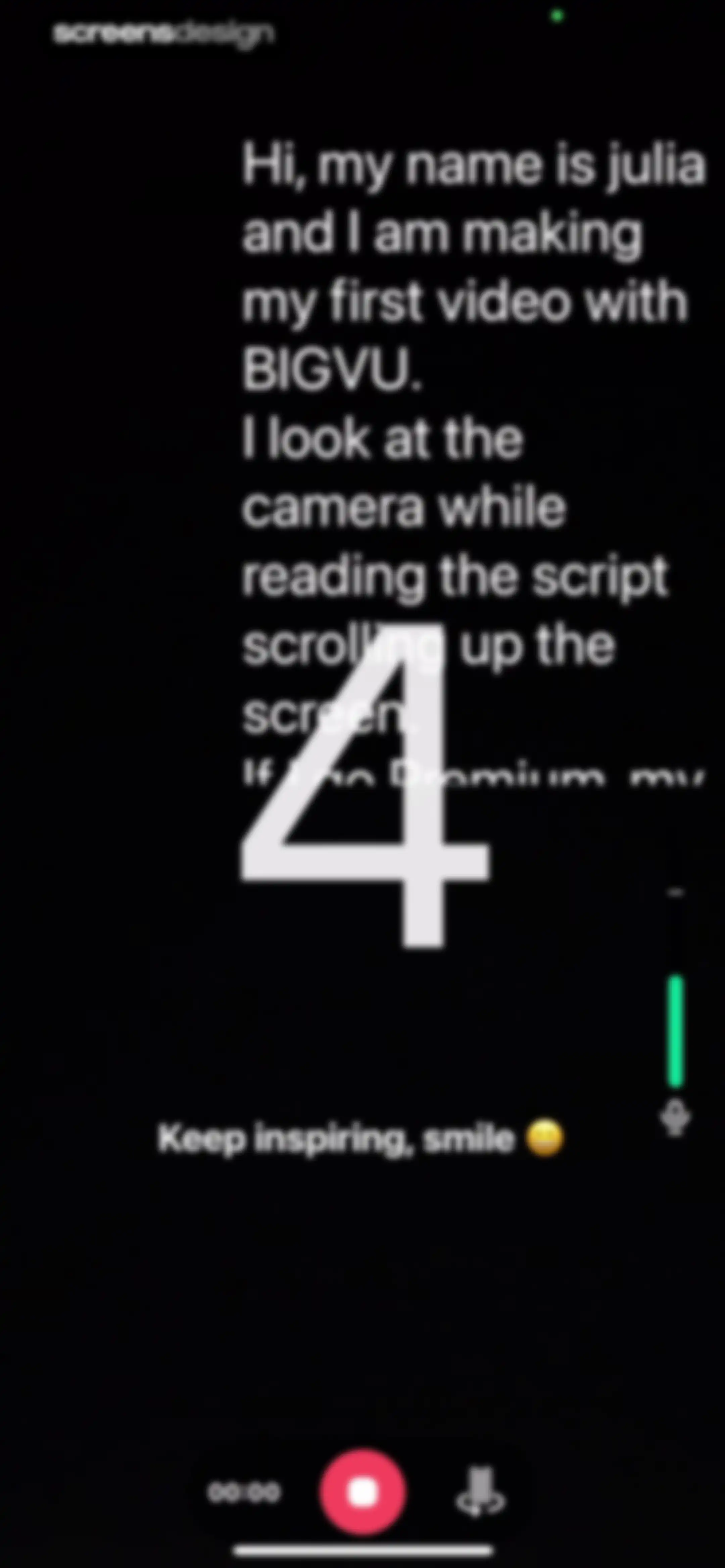 BIGVU Teleprompter Captions AI screen 25