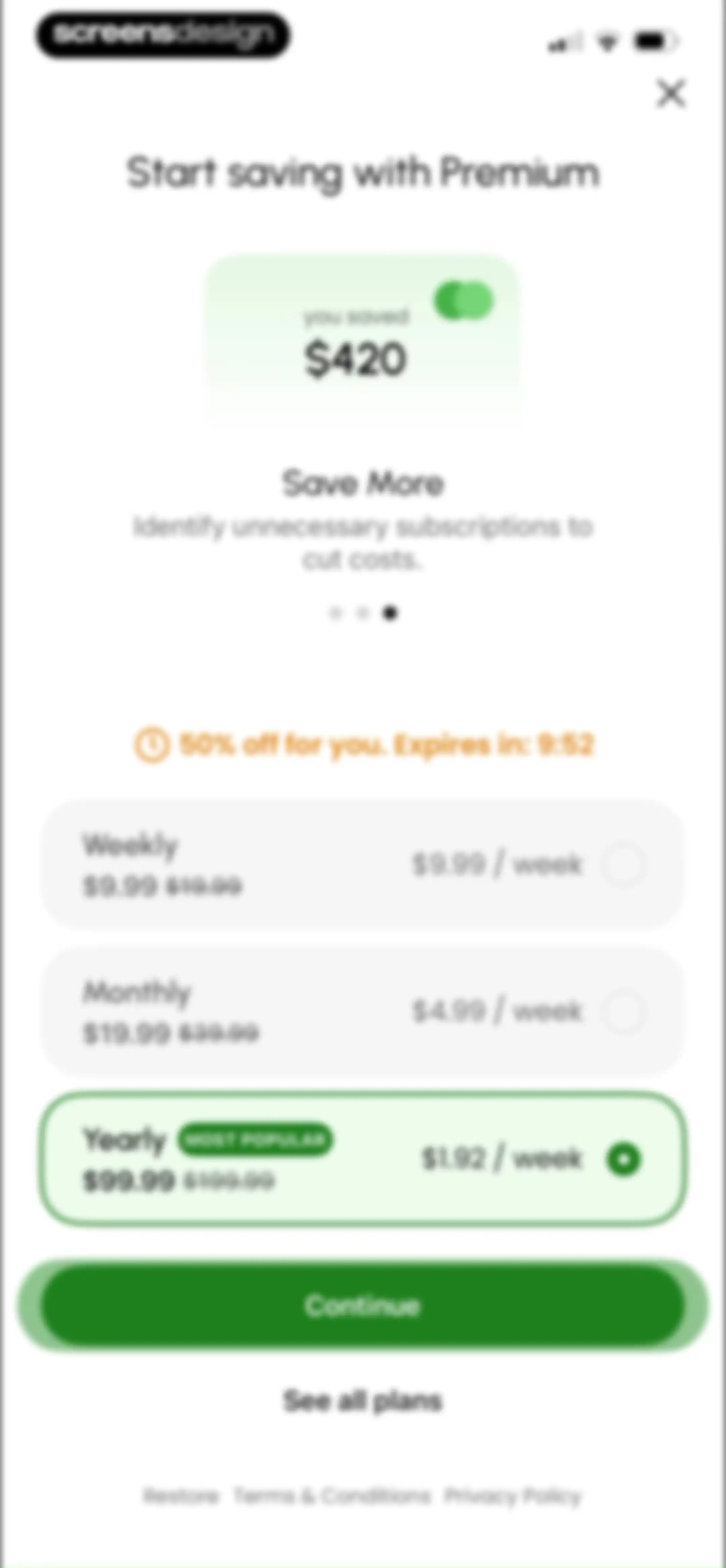 MonoBoost Cancel Subscriptions screen 28