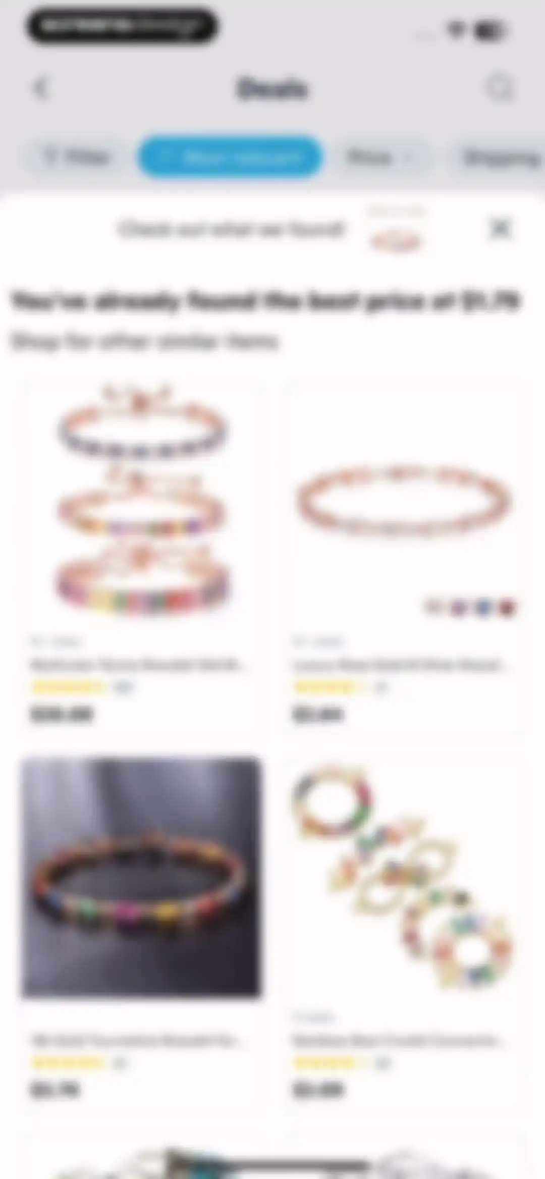 Wish: Shop and Save screen 88