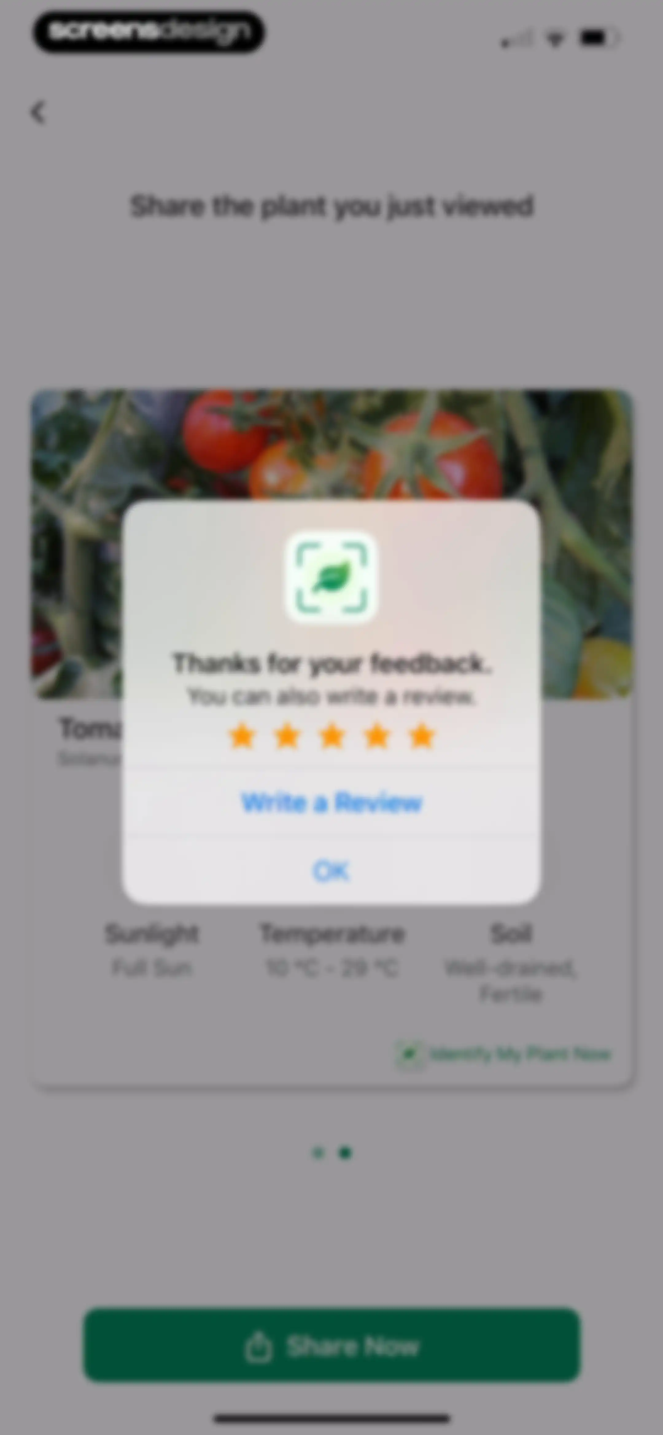 Identify My Plant Now screen 23