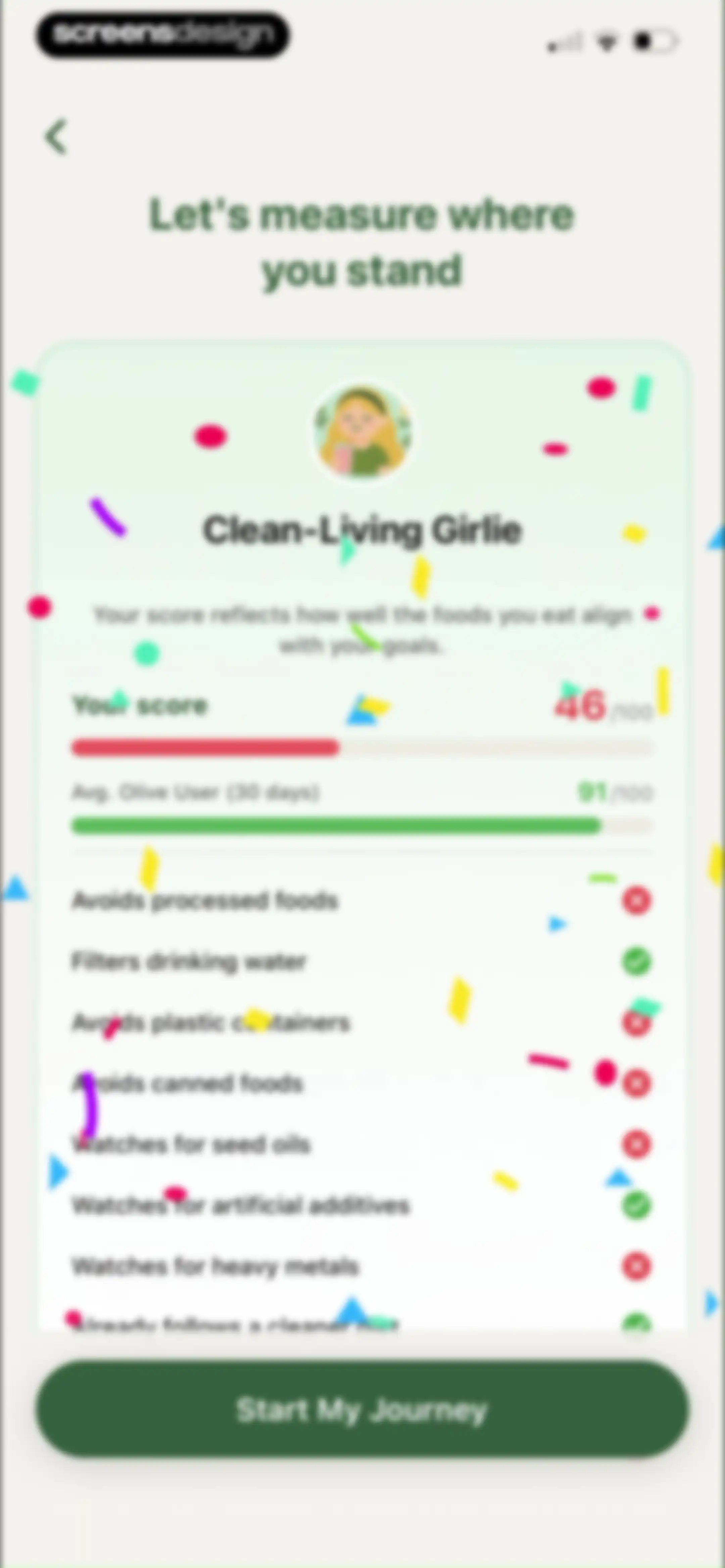 Olive: Food & Cosmetic Scanner screen 42