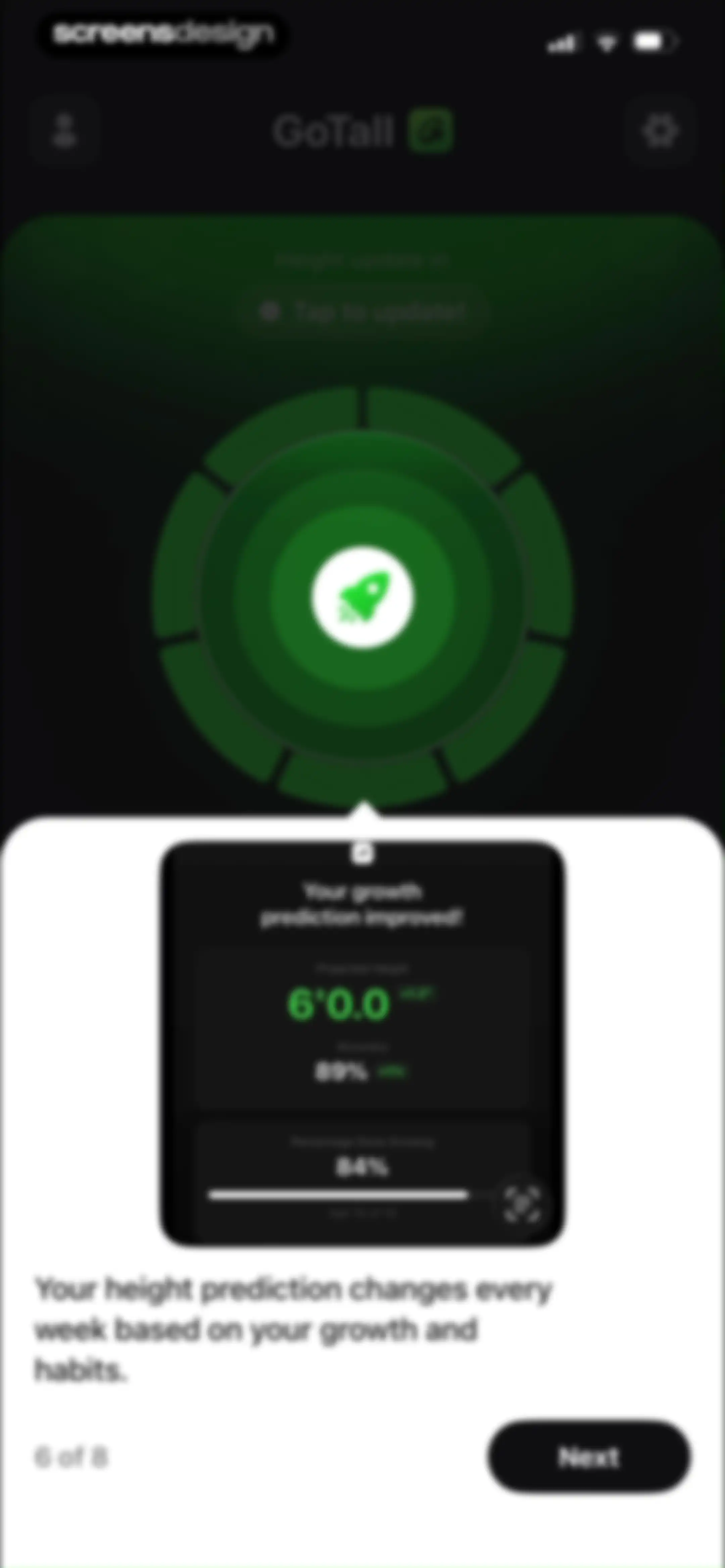 GoTall - Height Predictor screen 49