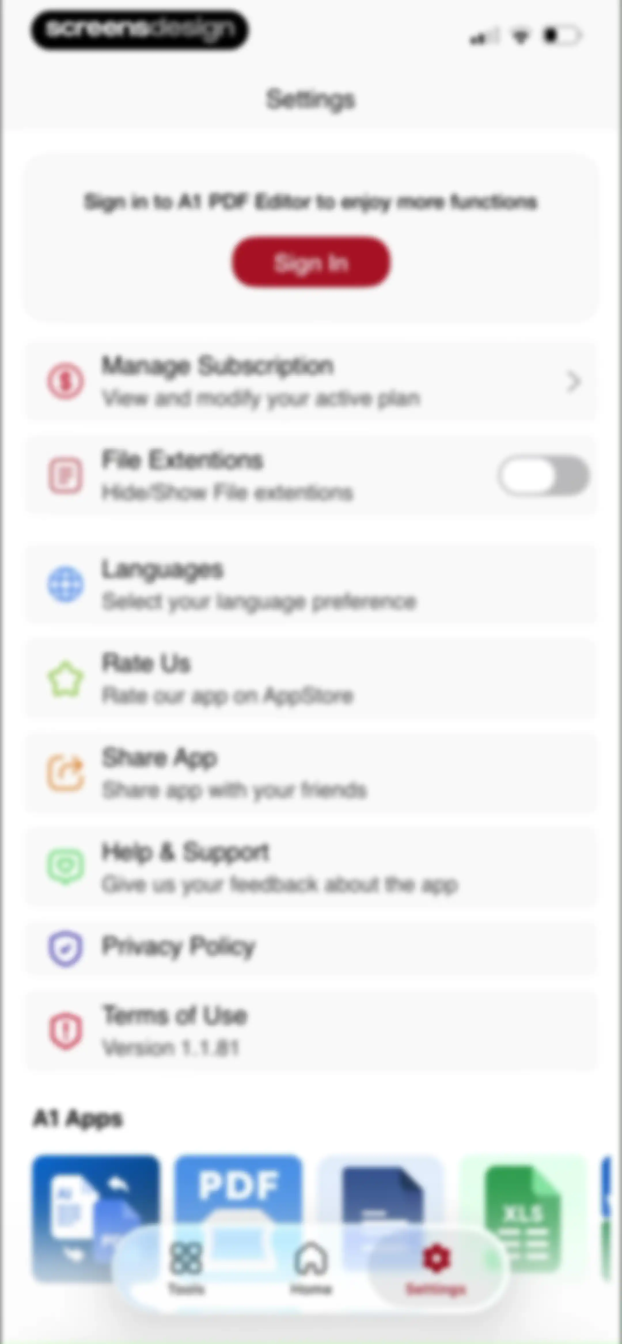 PDF Editor: Read, Scan & Sign screen 130