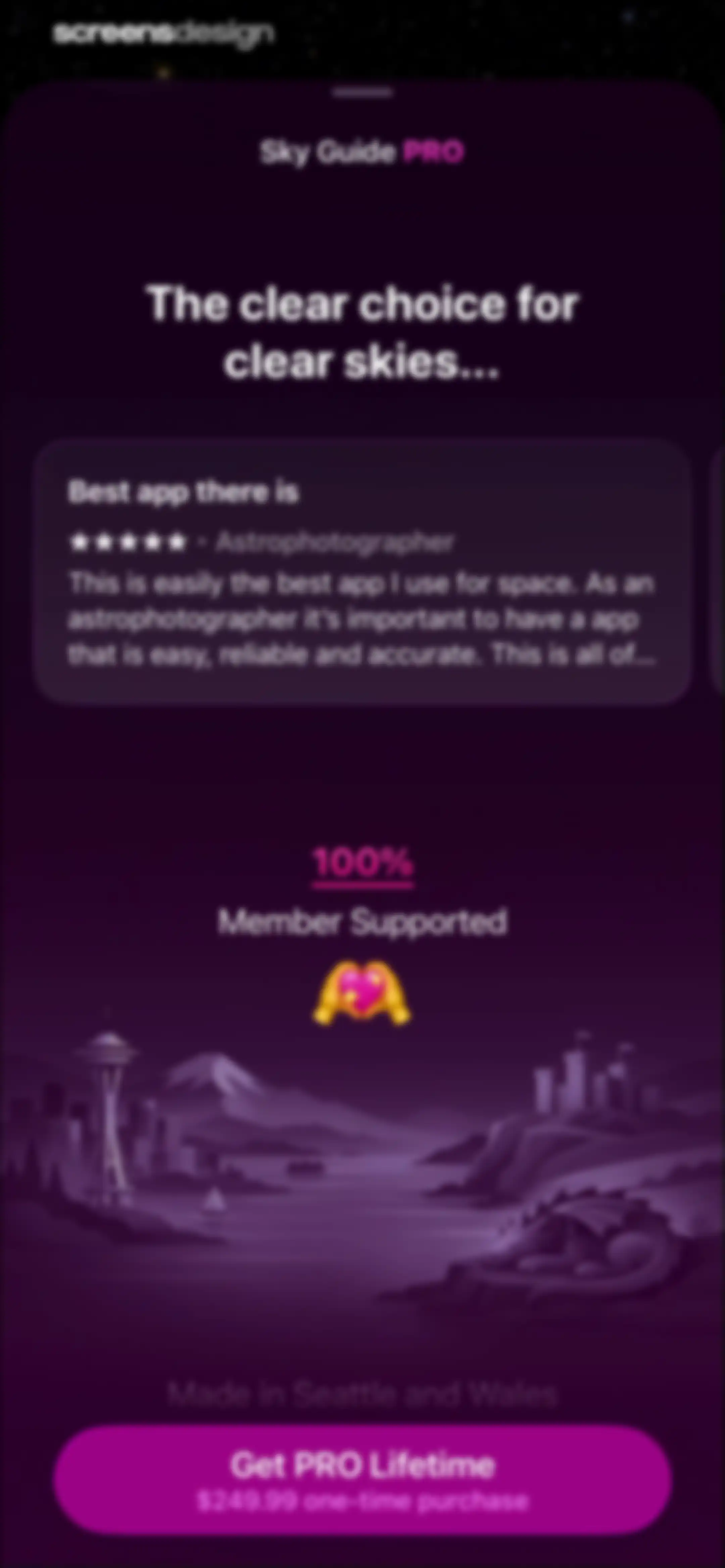 Sky Guide screen 26