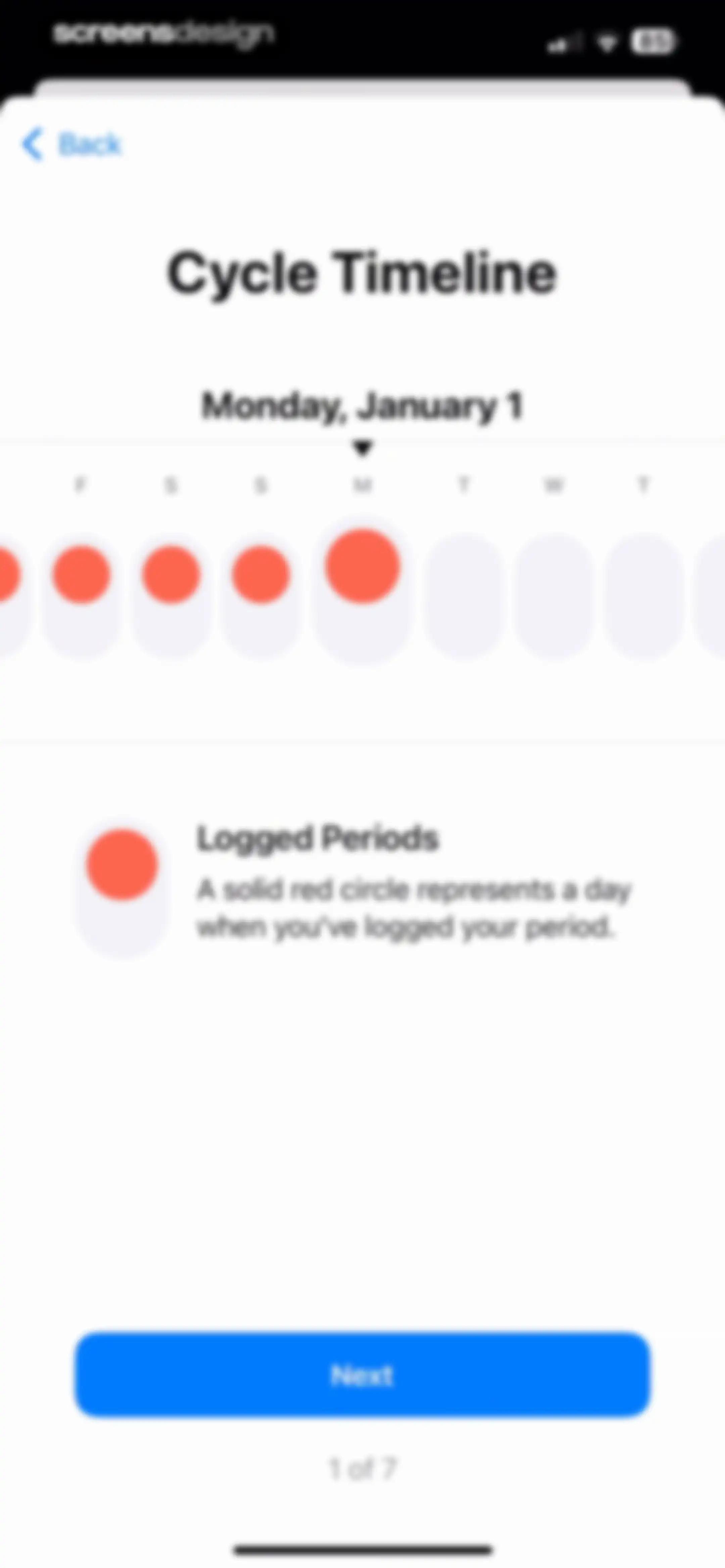 Apple Health screen 83