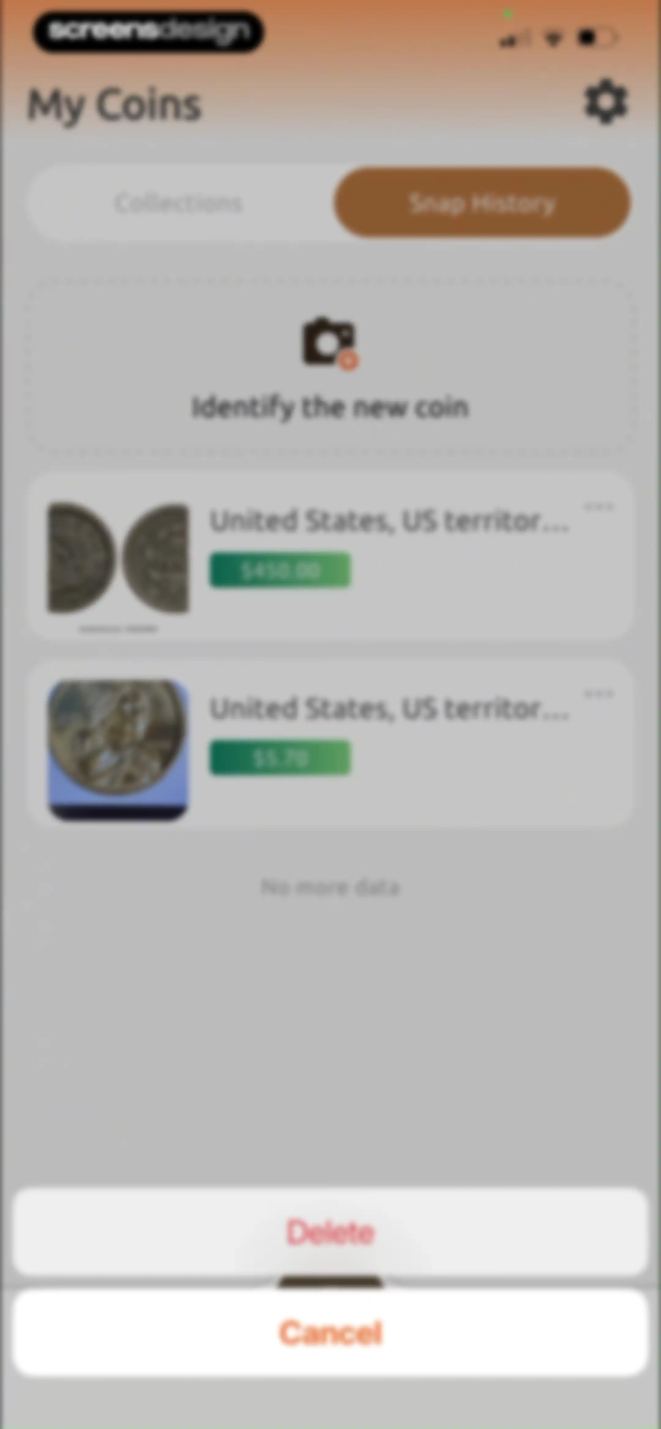 ChatCoin: Coin Identifier screen 51