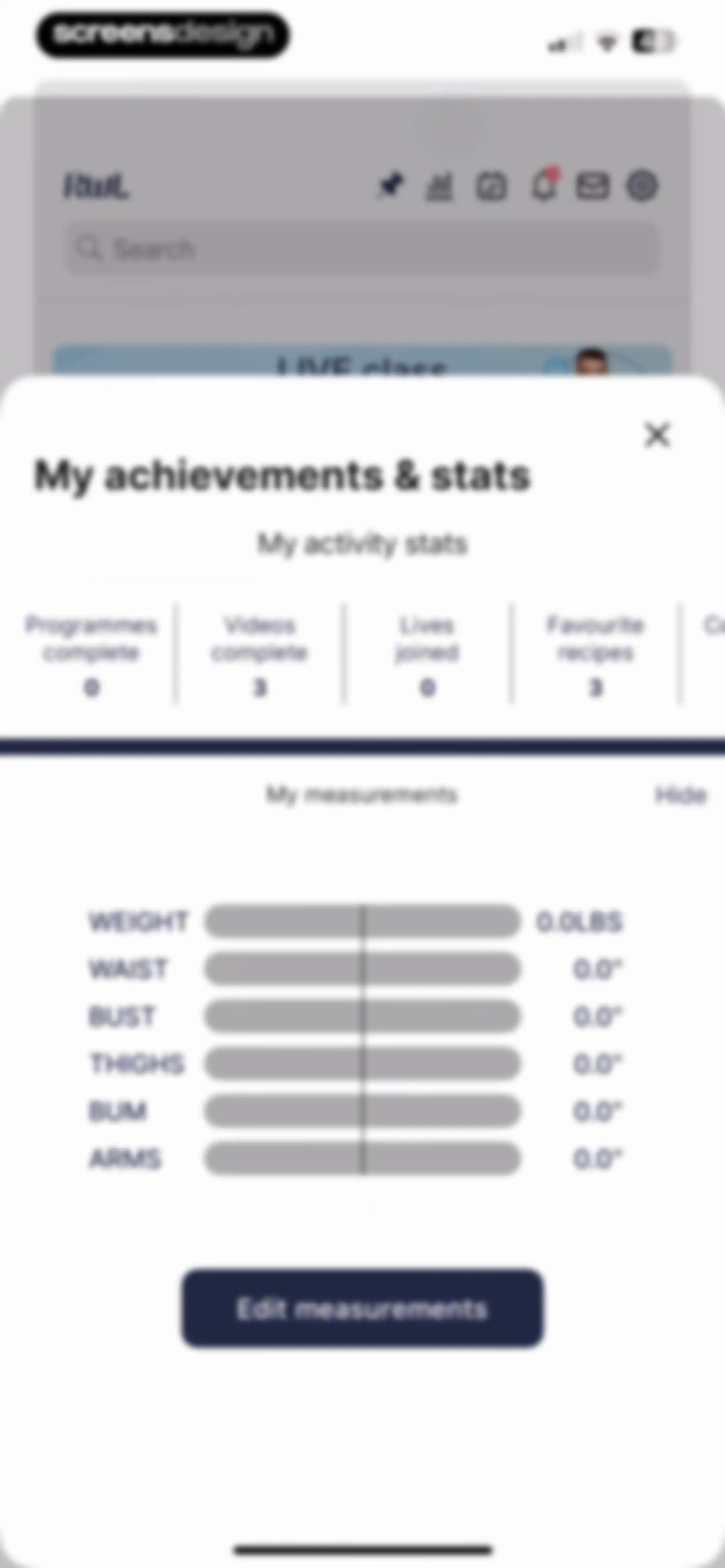Results Wellness Lifestyle screen 139