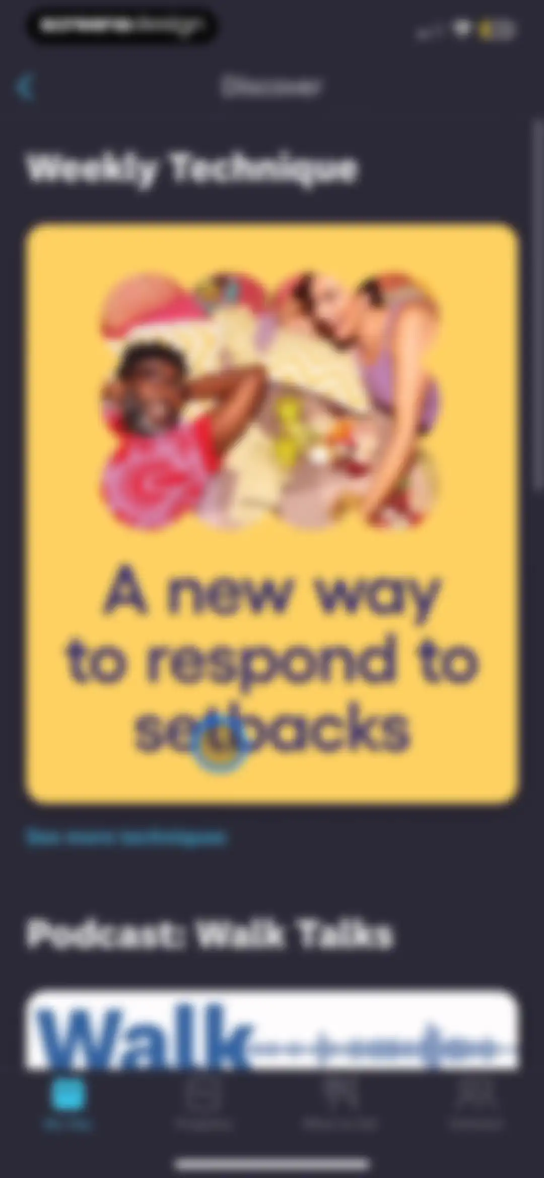 WeightWatchers Program screen 106