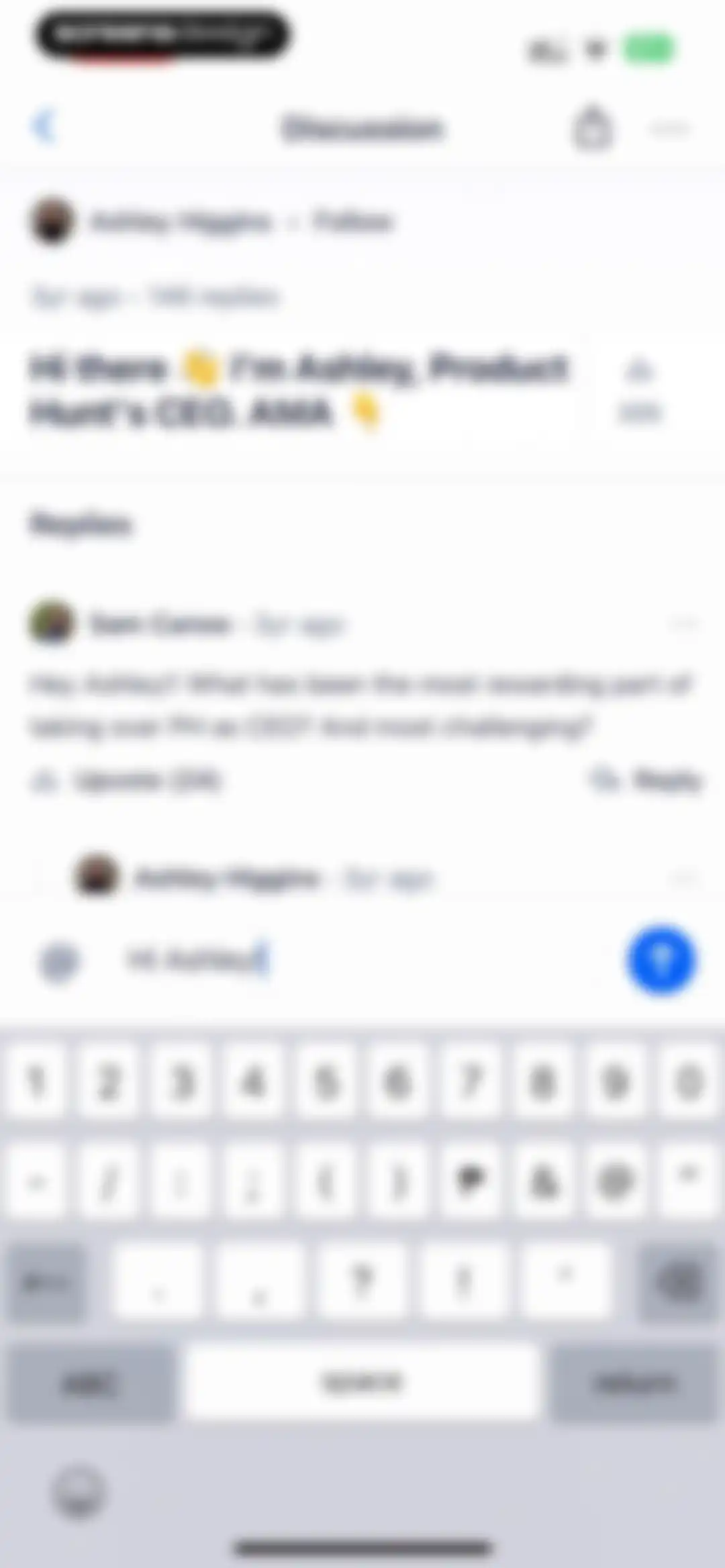 Product Hunt screen 87