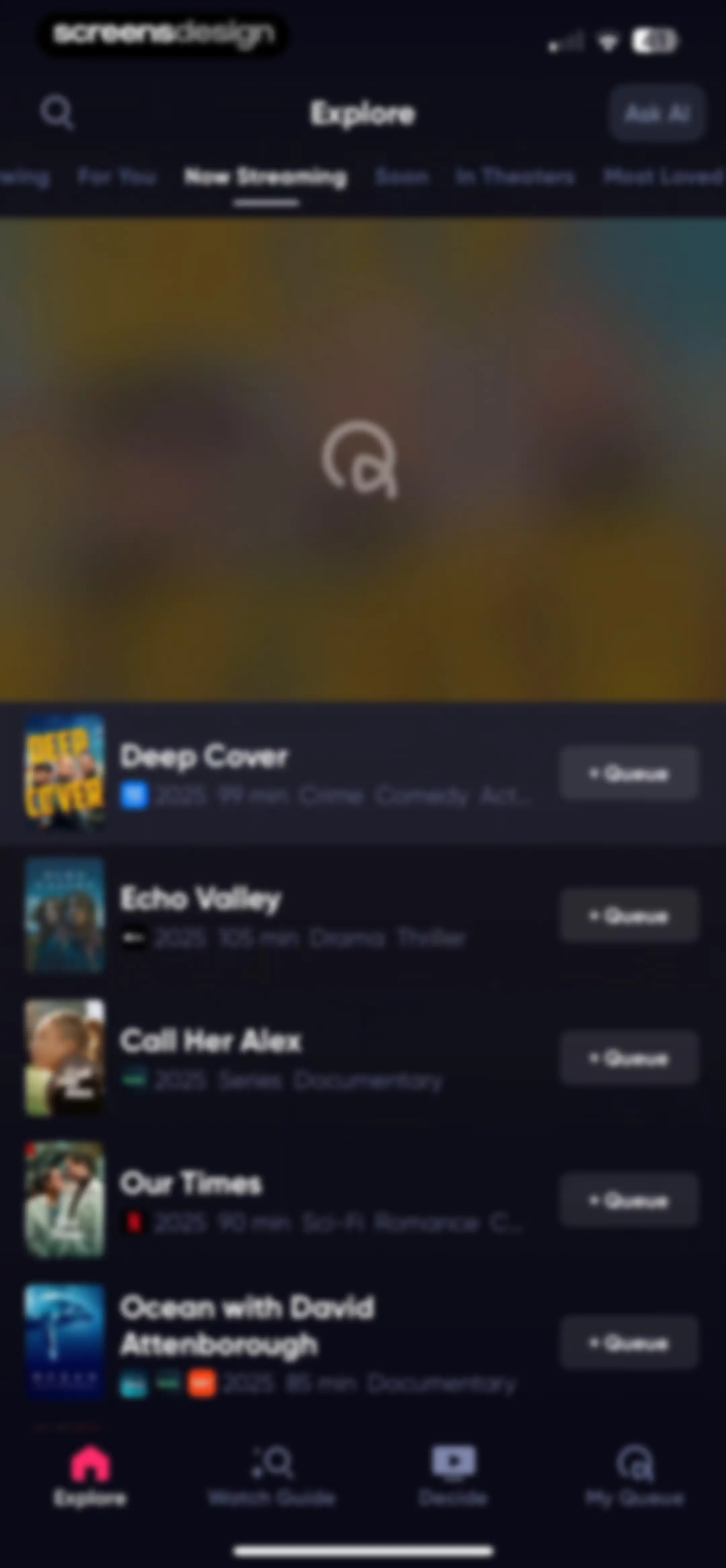 Queue - Find Movies & Shows screen 66